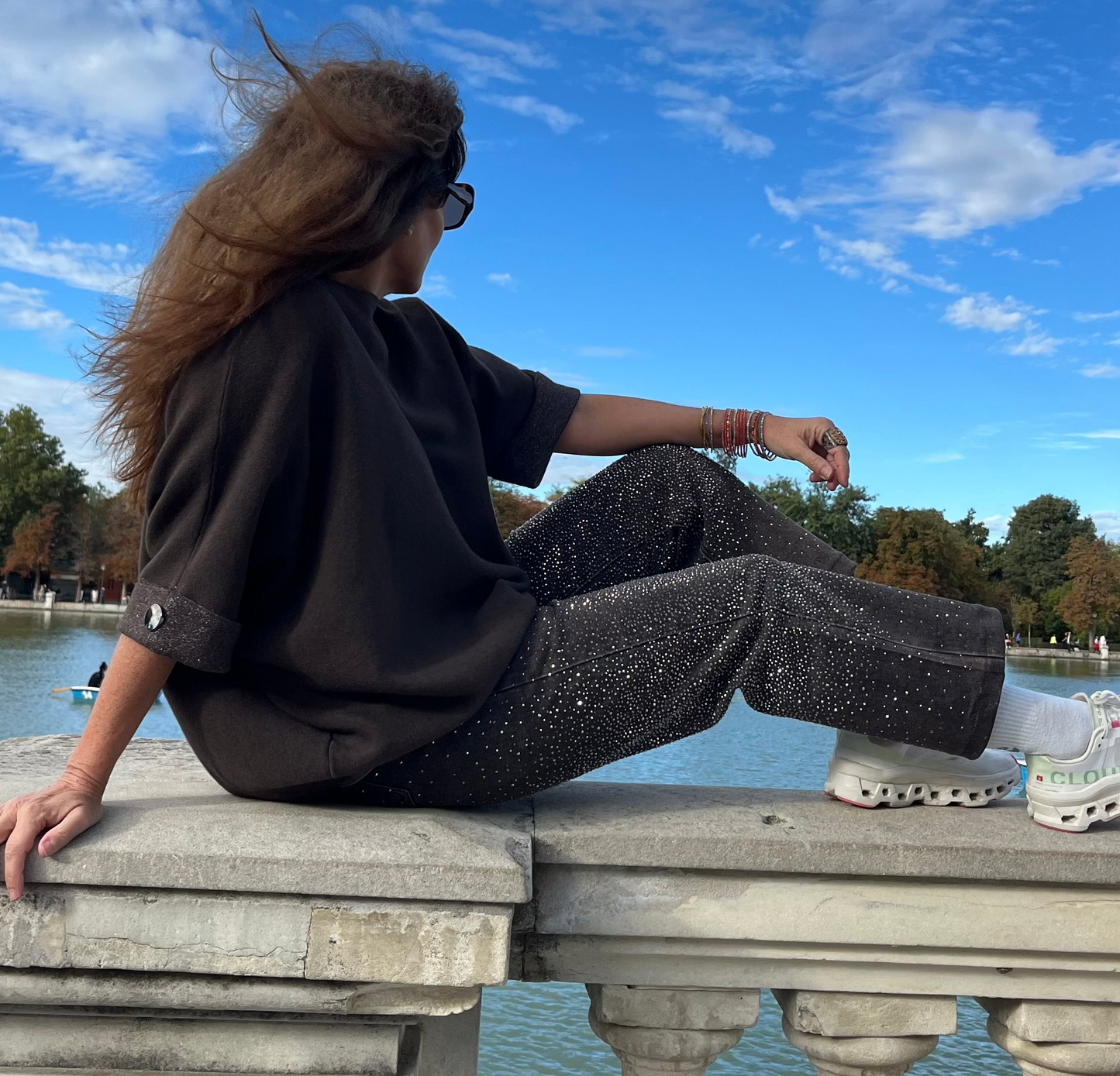 Pantalón brilli marrón