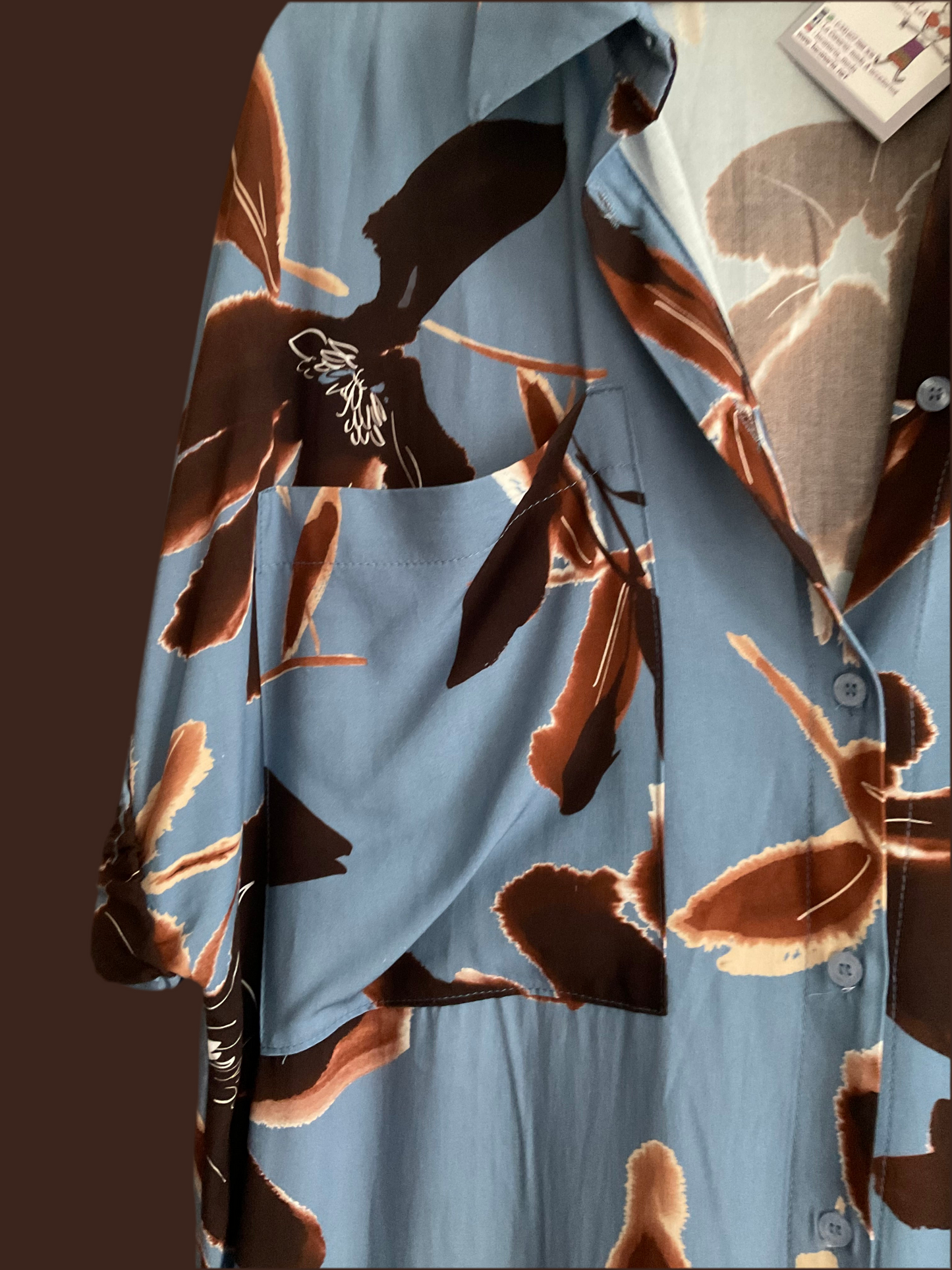 Vestido camisero trópico
