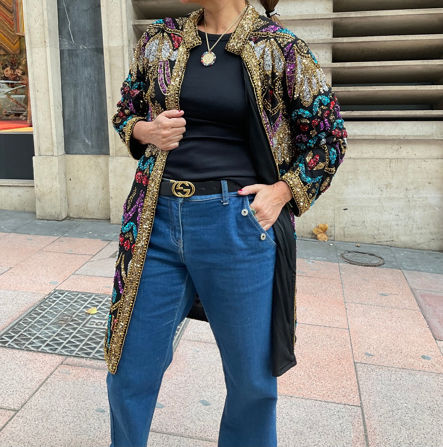 Chaqueta joya multicolor 🖤🧡🩷🩵💙🤍