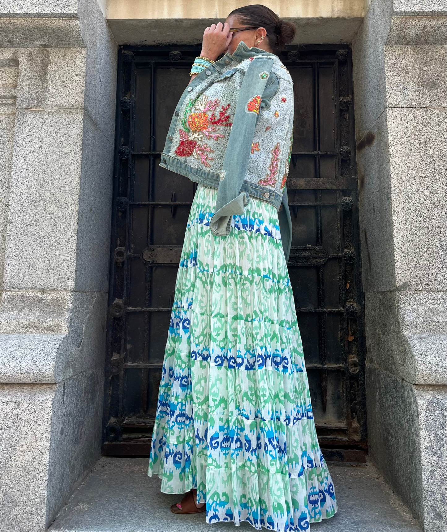 Falda multicolor Costa Azul