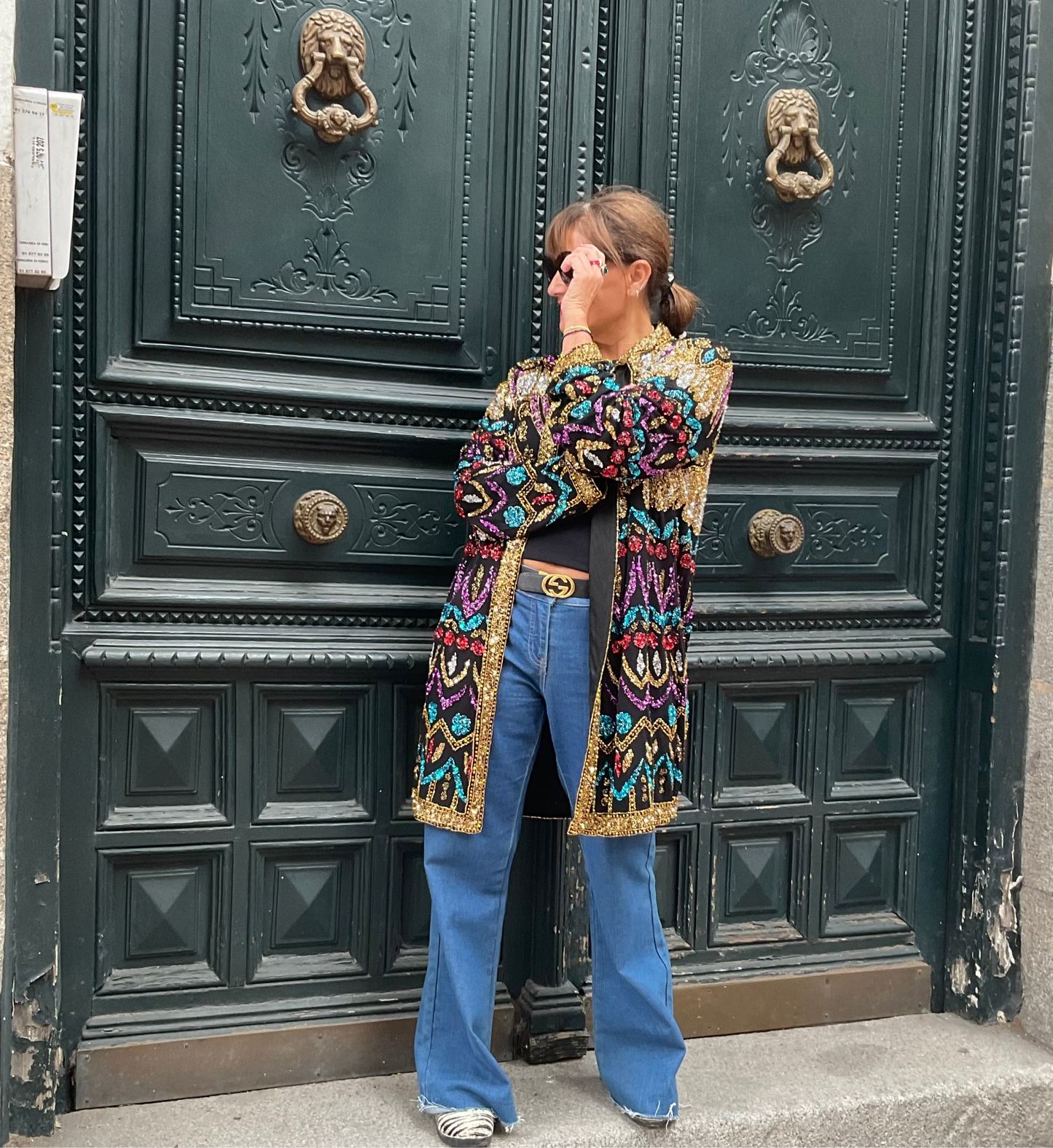 Chaqueta joya multicolor 🖤🧡🩷🩵💙🤍