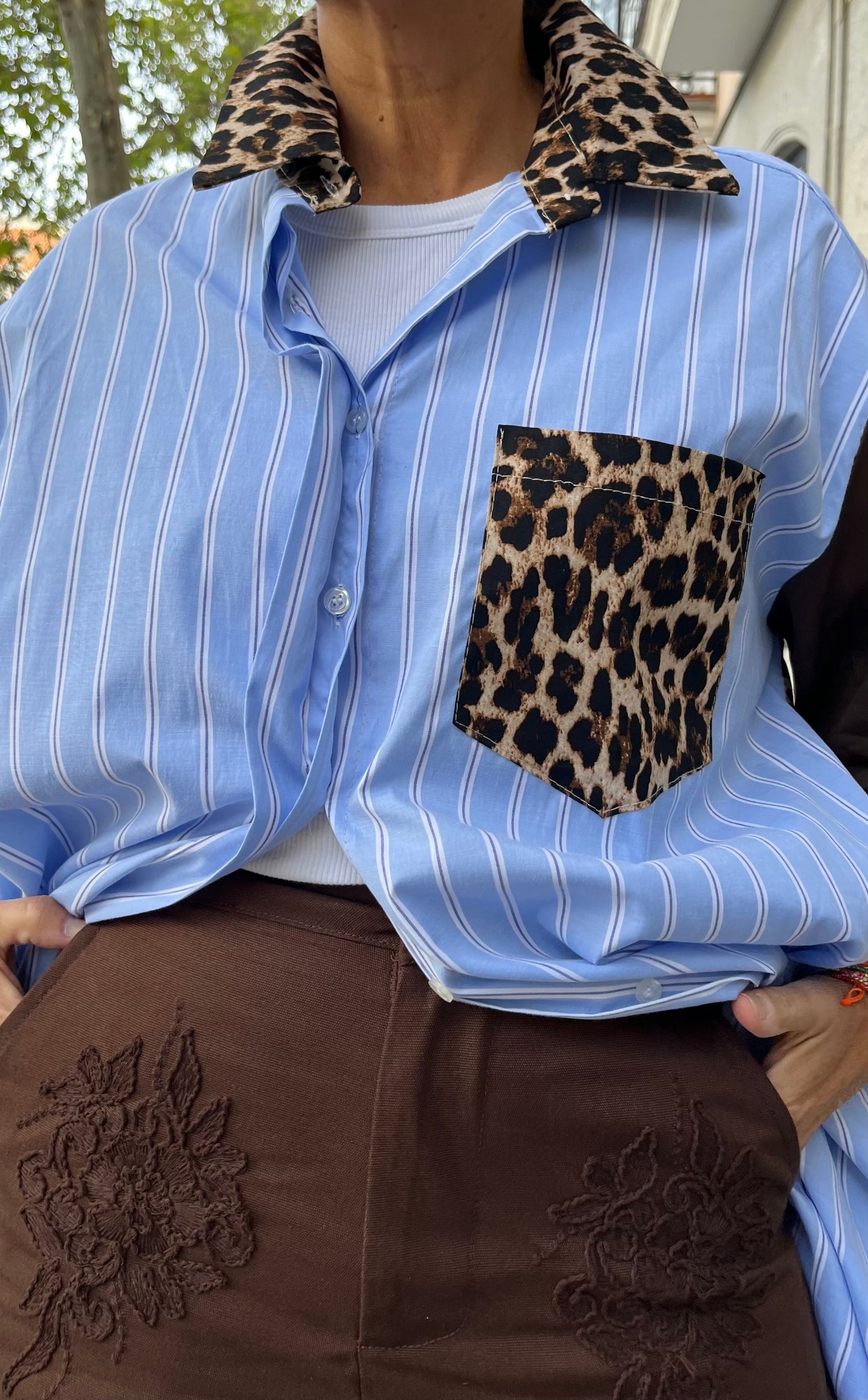Camisa Maxi Leopard Urban