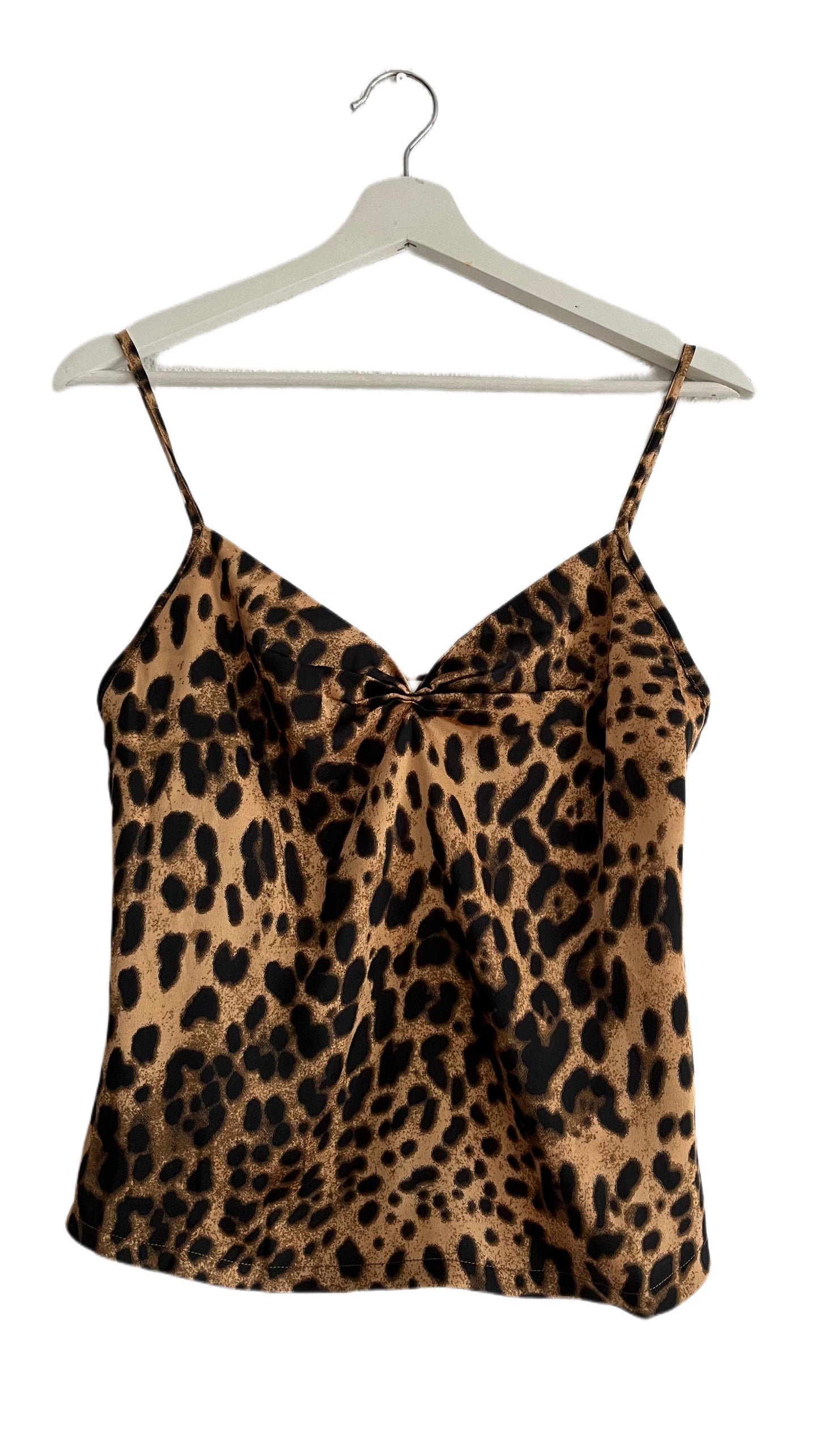 Top tirantes animal print