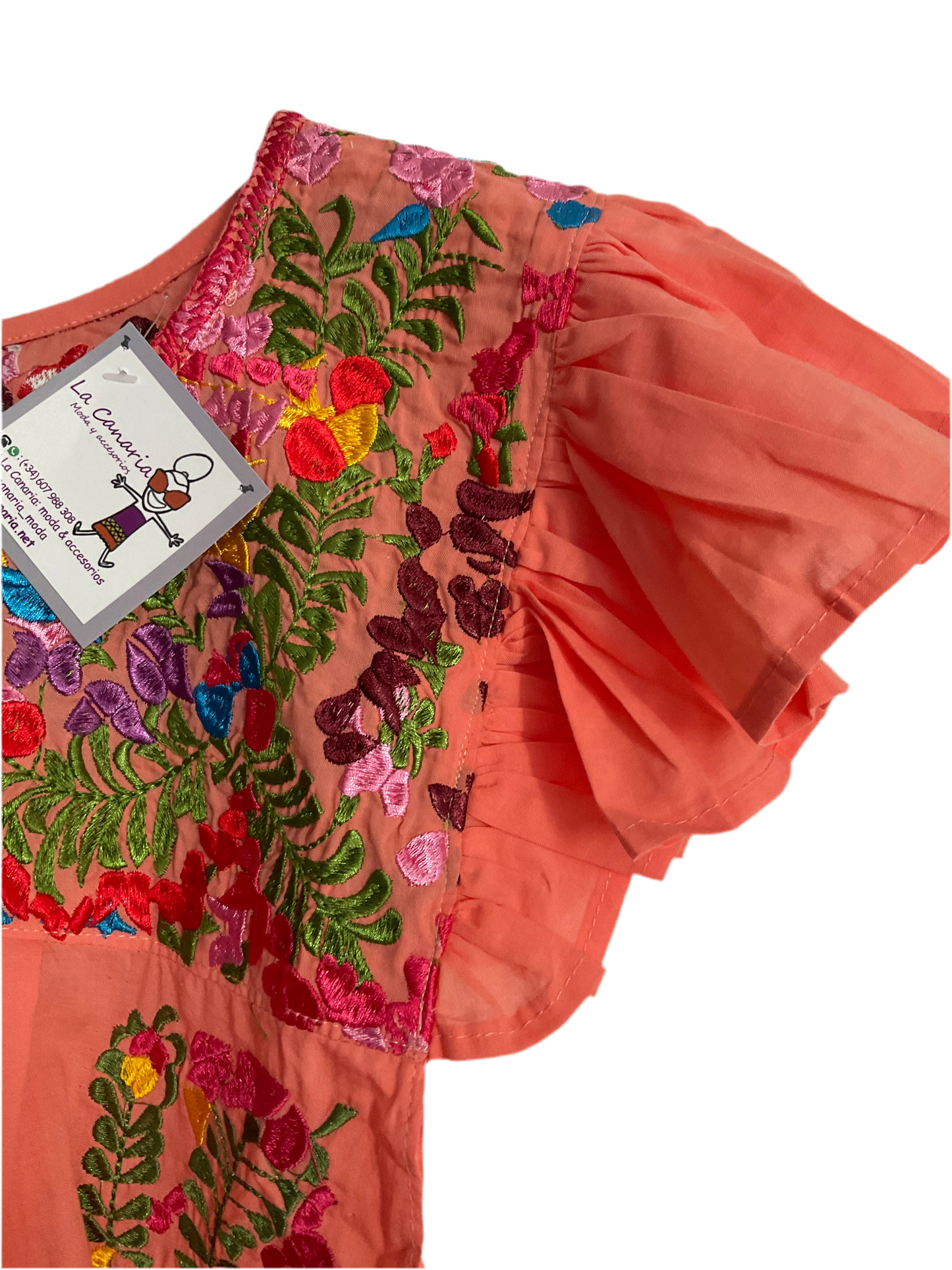 Vestido bordado