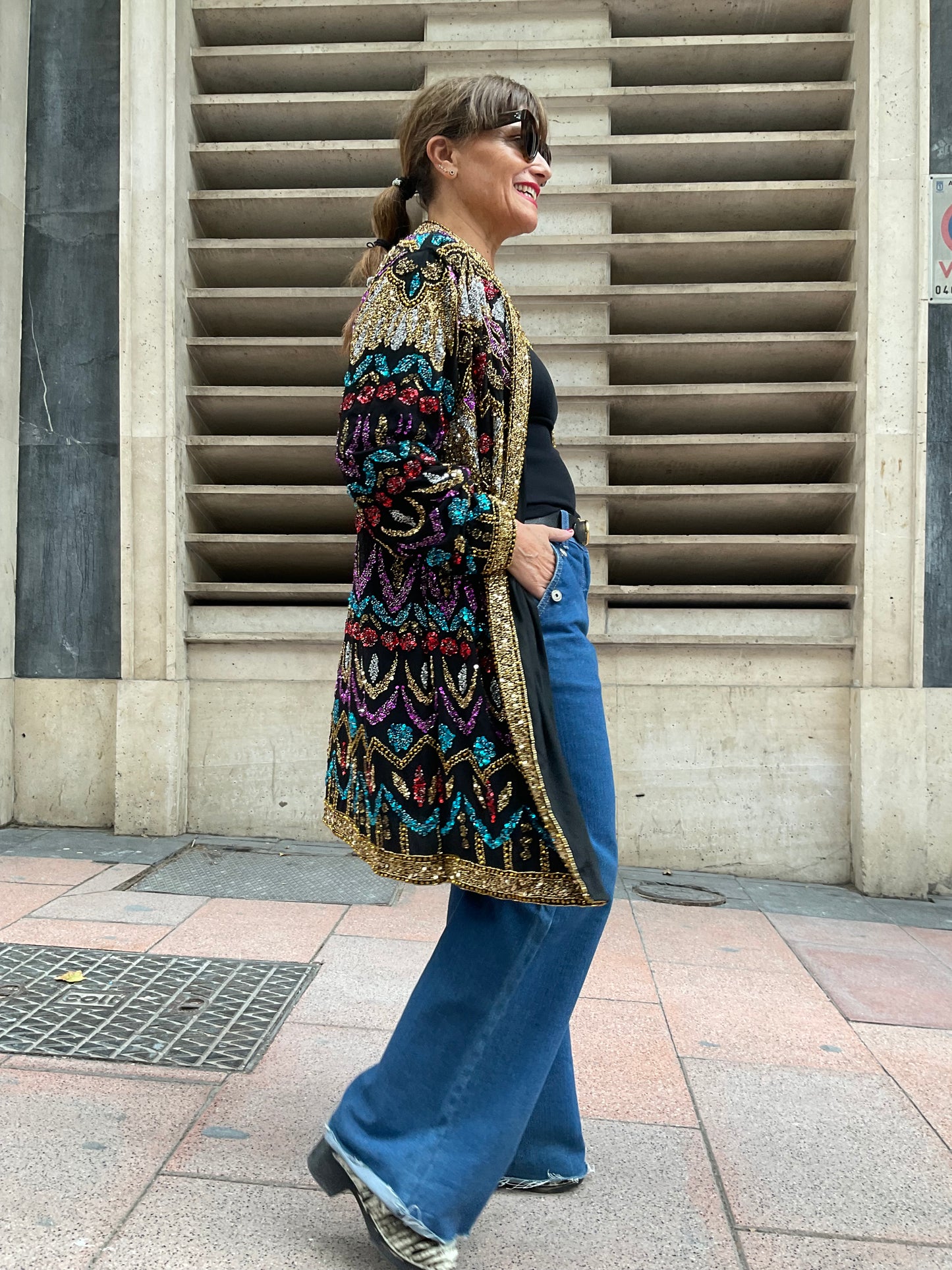 Chaqueta joya multicolor 🖤🧡🩷🩵💙🤍