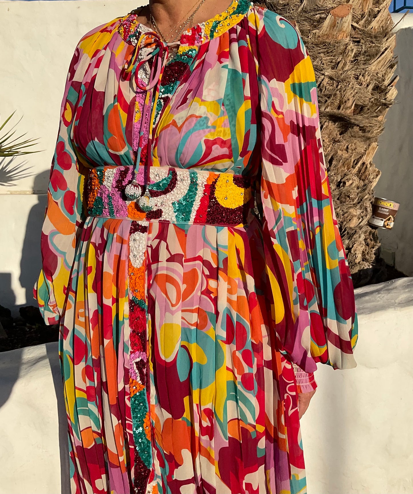 Vestido multicolor