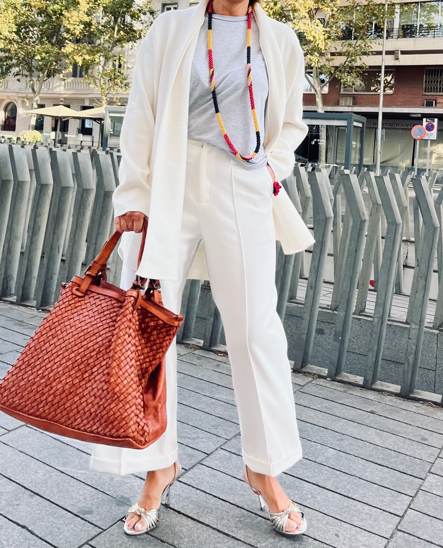 Bolso Cuero Trenzado