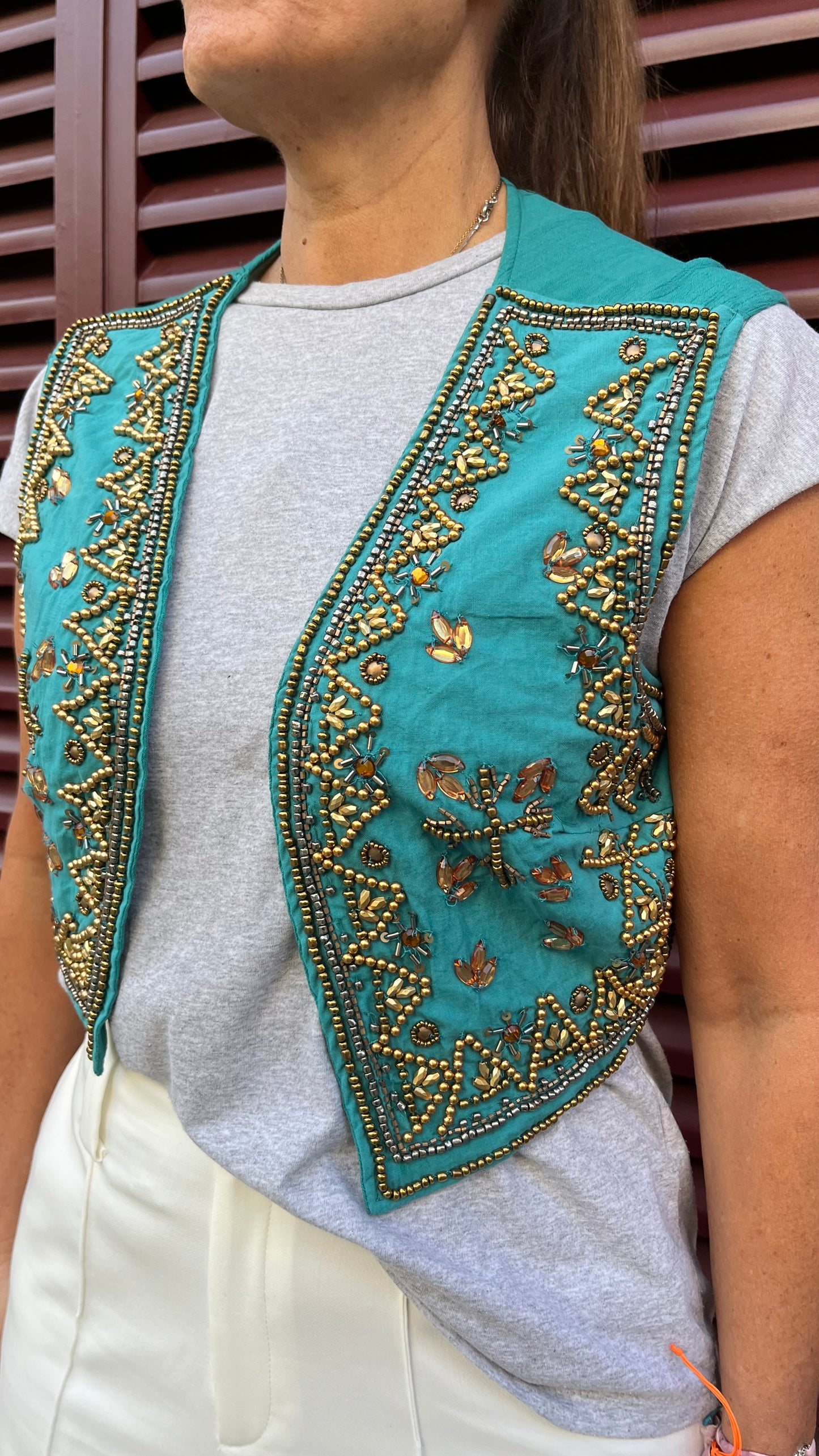 Chaleco Verde Aguamarina