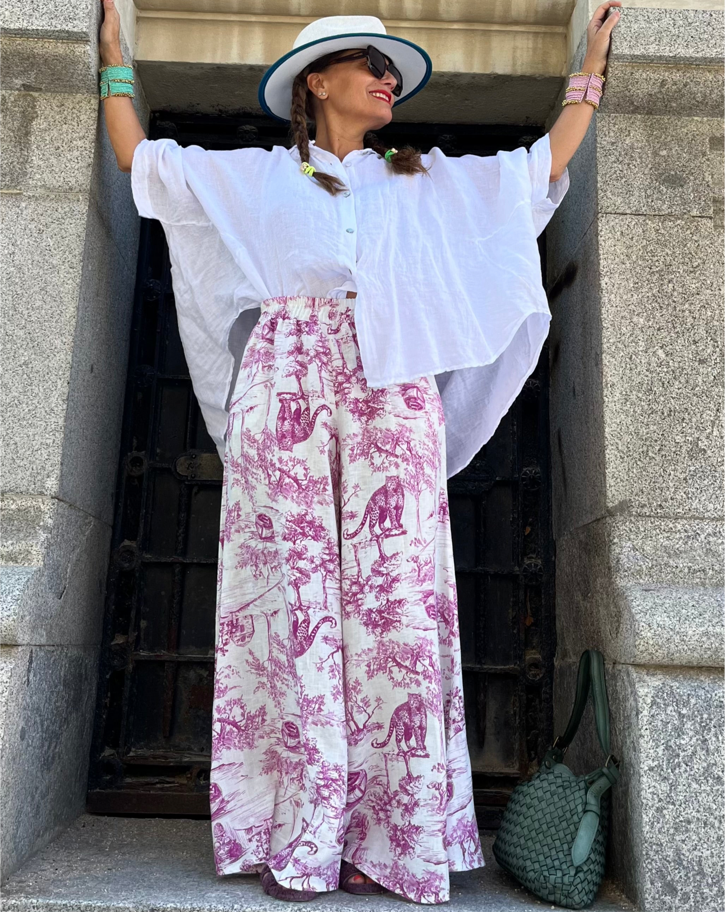 Maxi camisa de lino