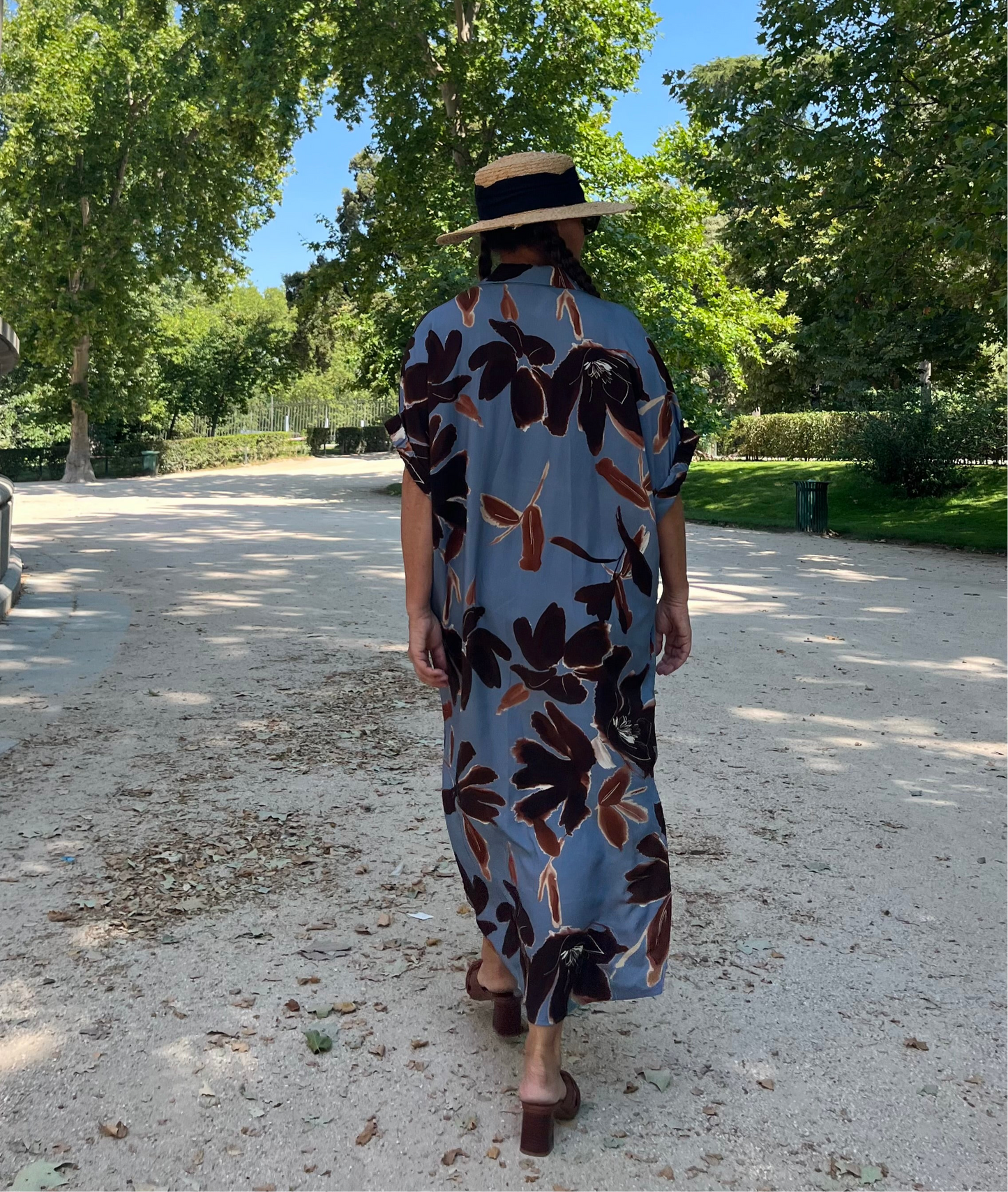 Vestido camisero trópico