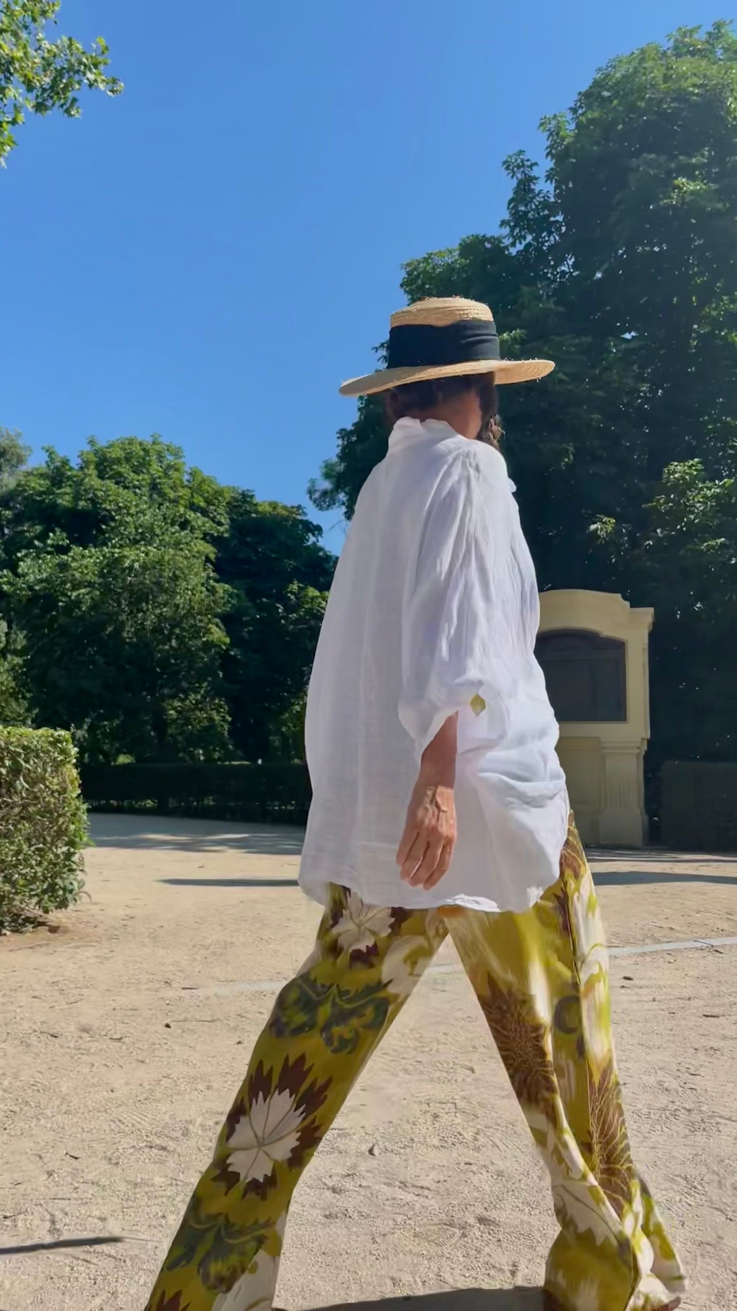 Maxi camisa de lino