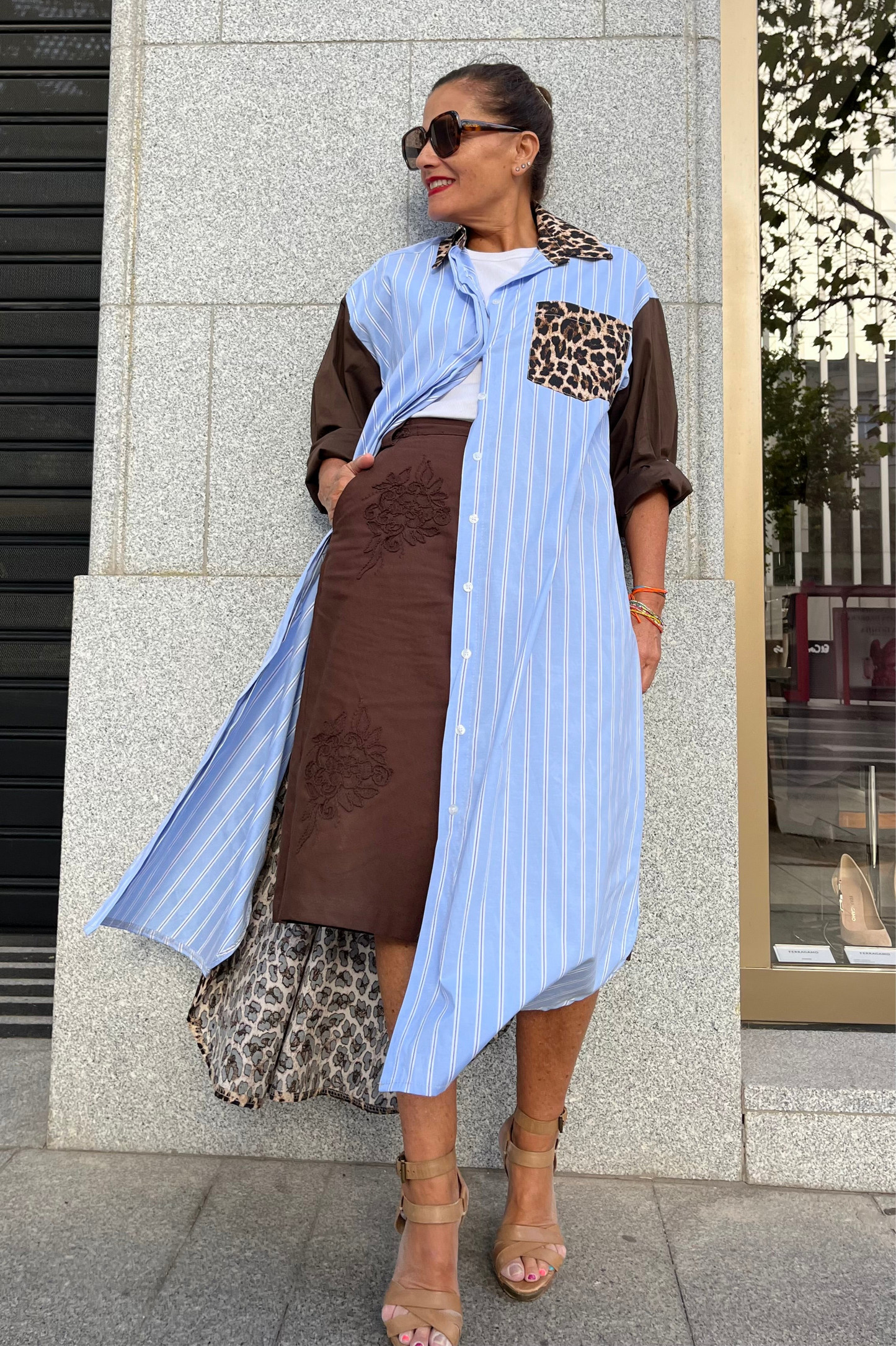 Camisa Maxi Leopard Urban