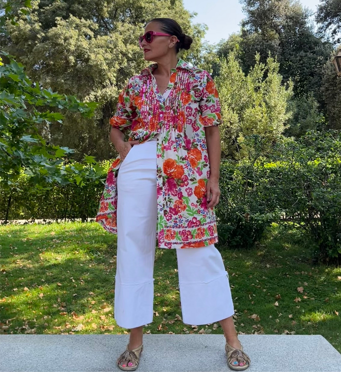 Vestido/ Chaqueta multicolor