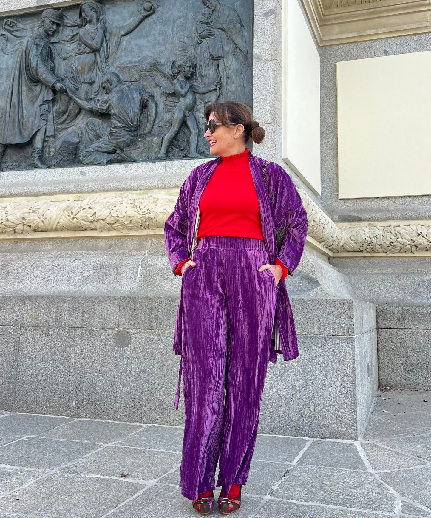 Pantalón Terciopelo Morado