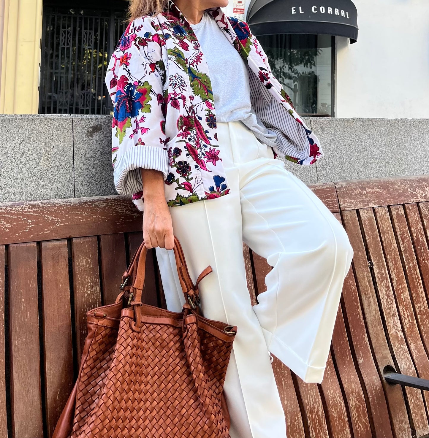 Bolso Cuero Trenzado