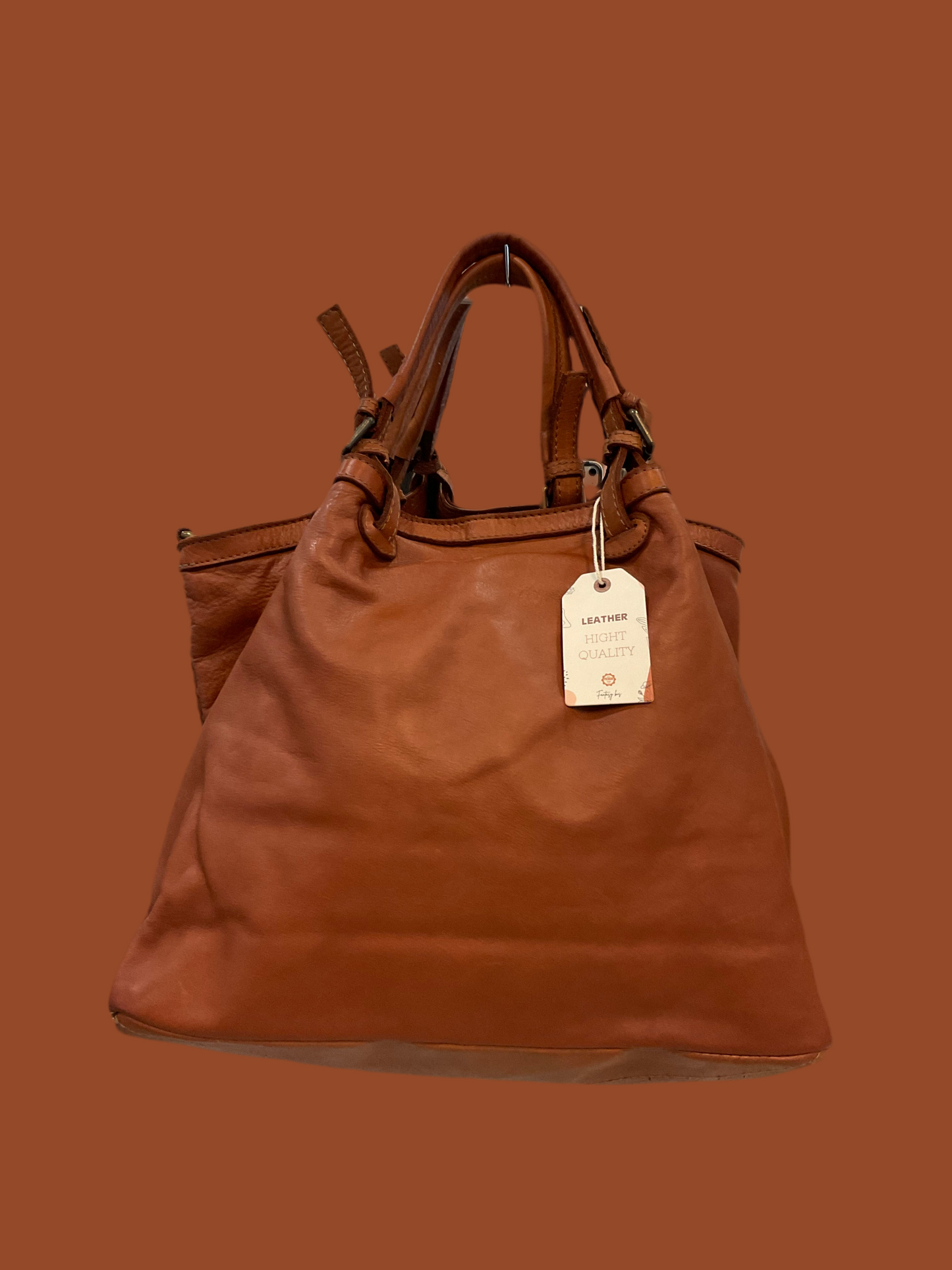 Bolso Cuero Trenzado