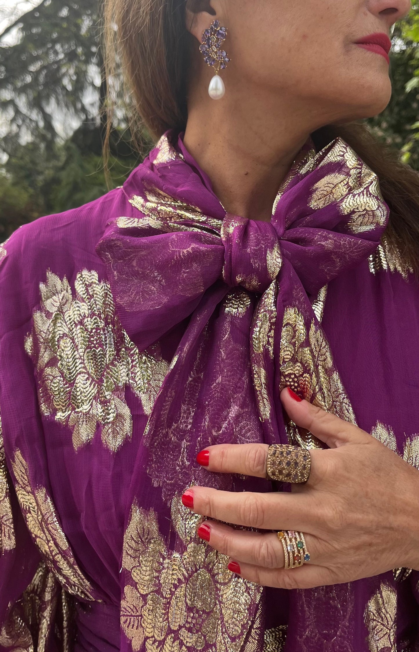 Vestido Real Morado
