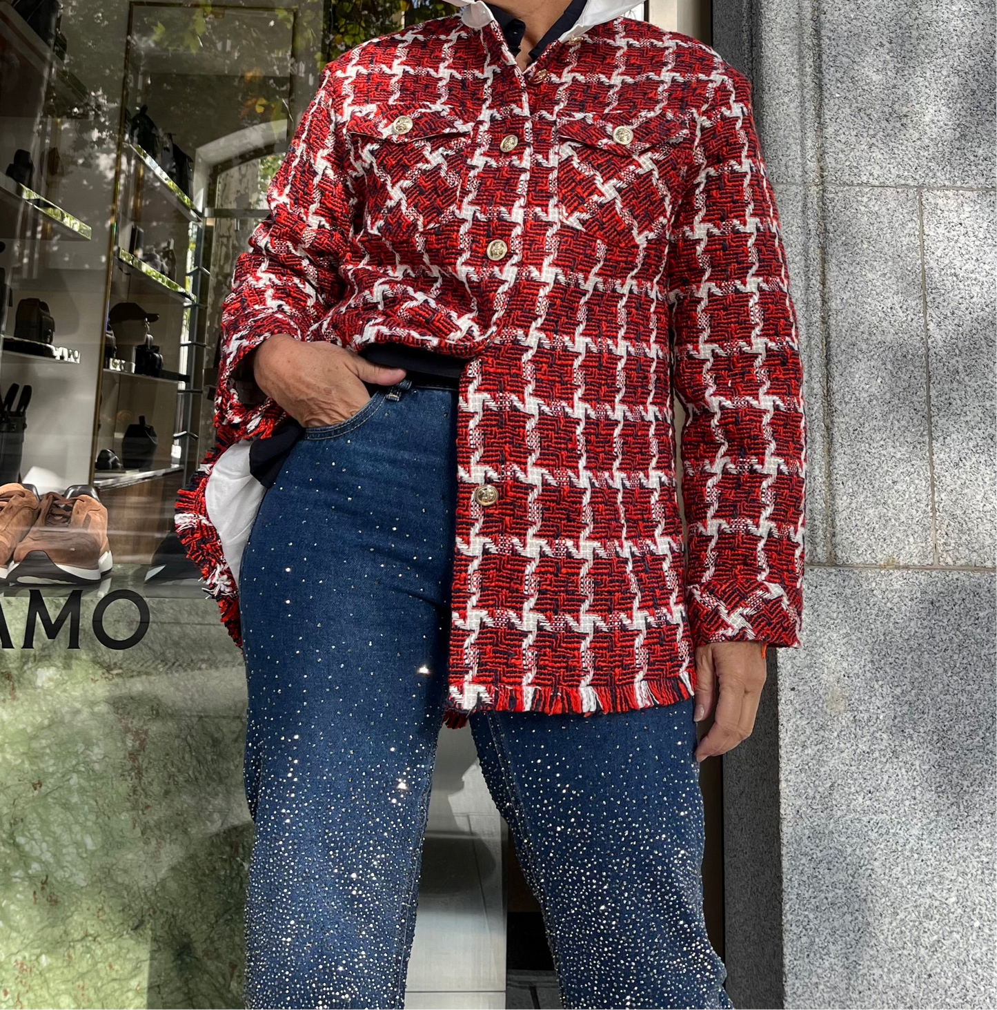 Chaqueta Sobre Camisa Royal Tweed