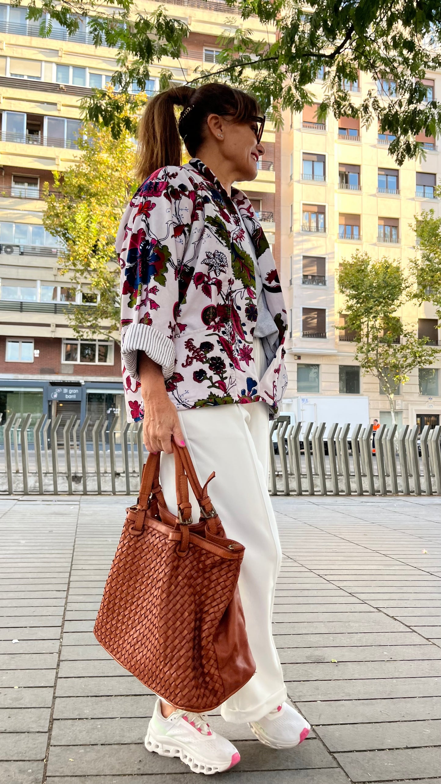 Bolso Cuero Trenzado