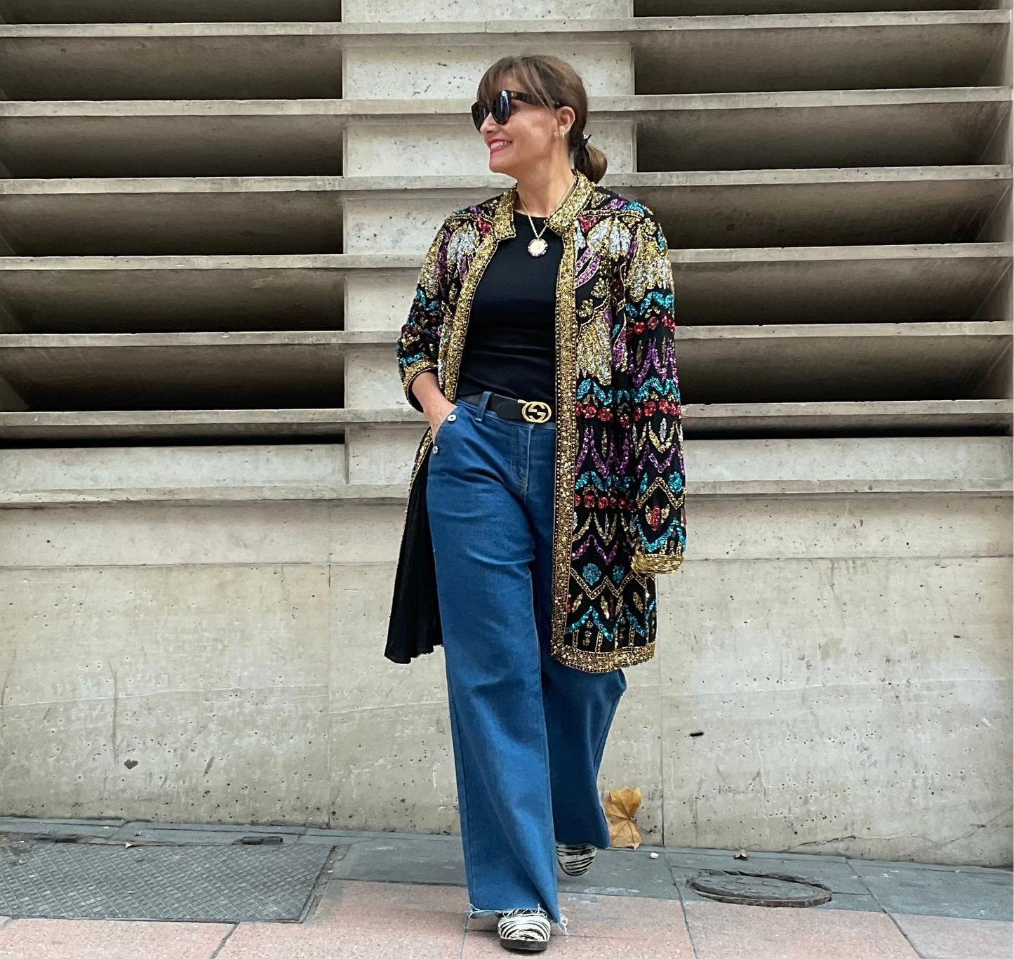 Chaqueta joya multicolor 🖤🧡🩷🩵💙🤍