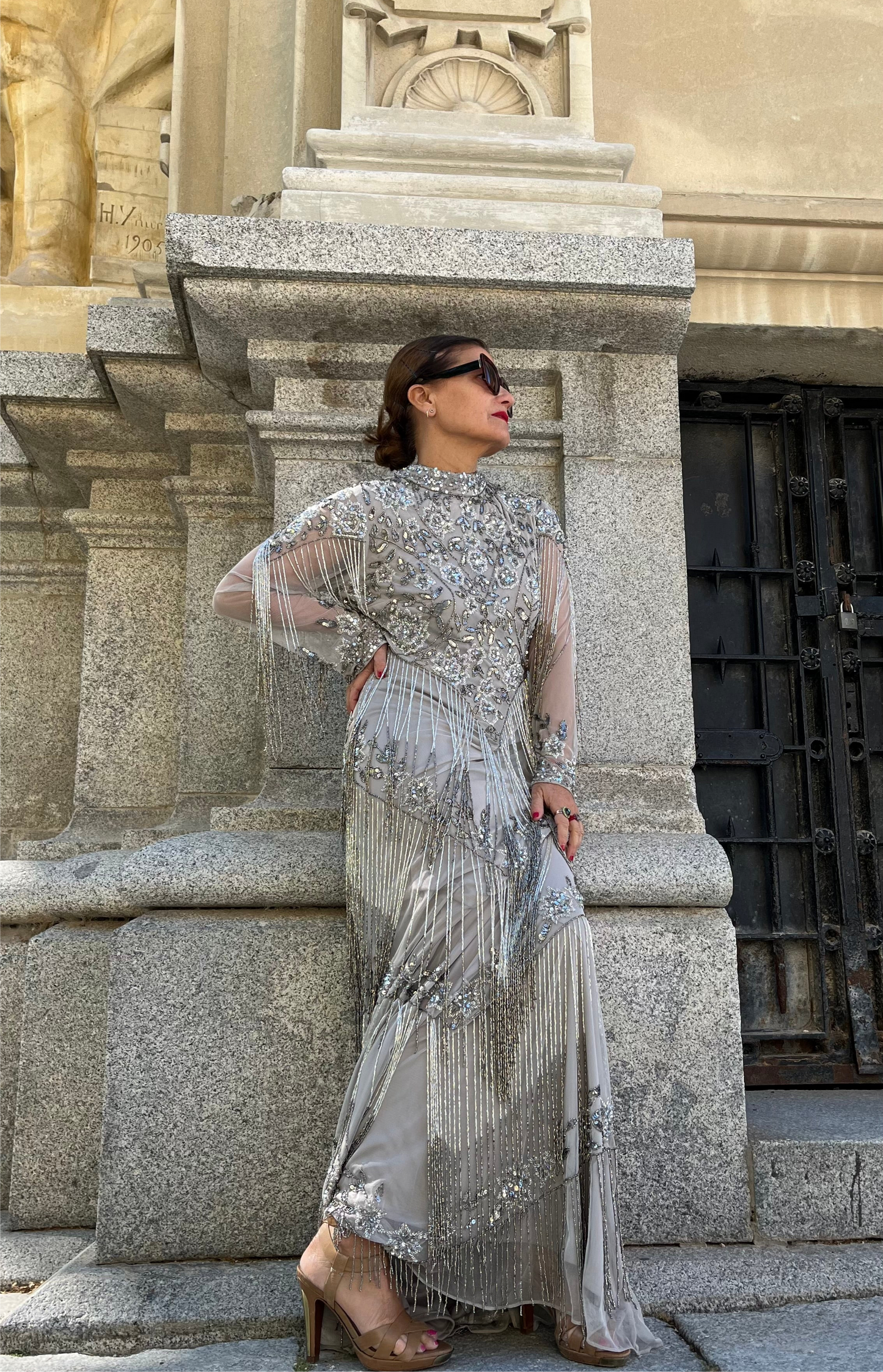 Vestido Plata