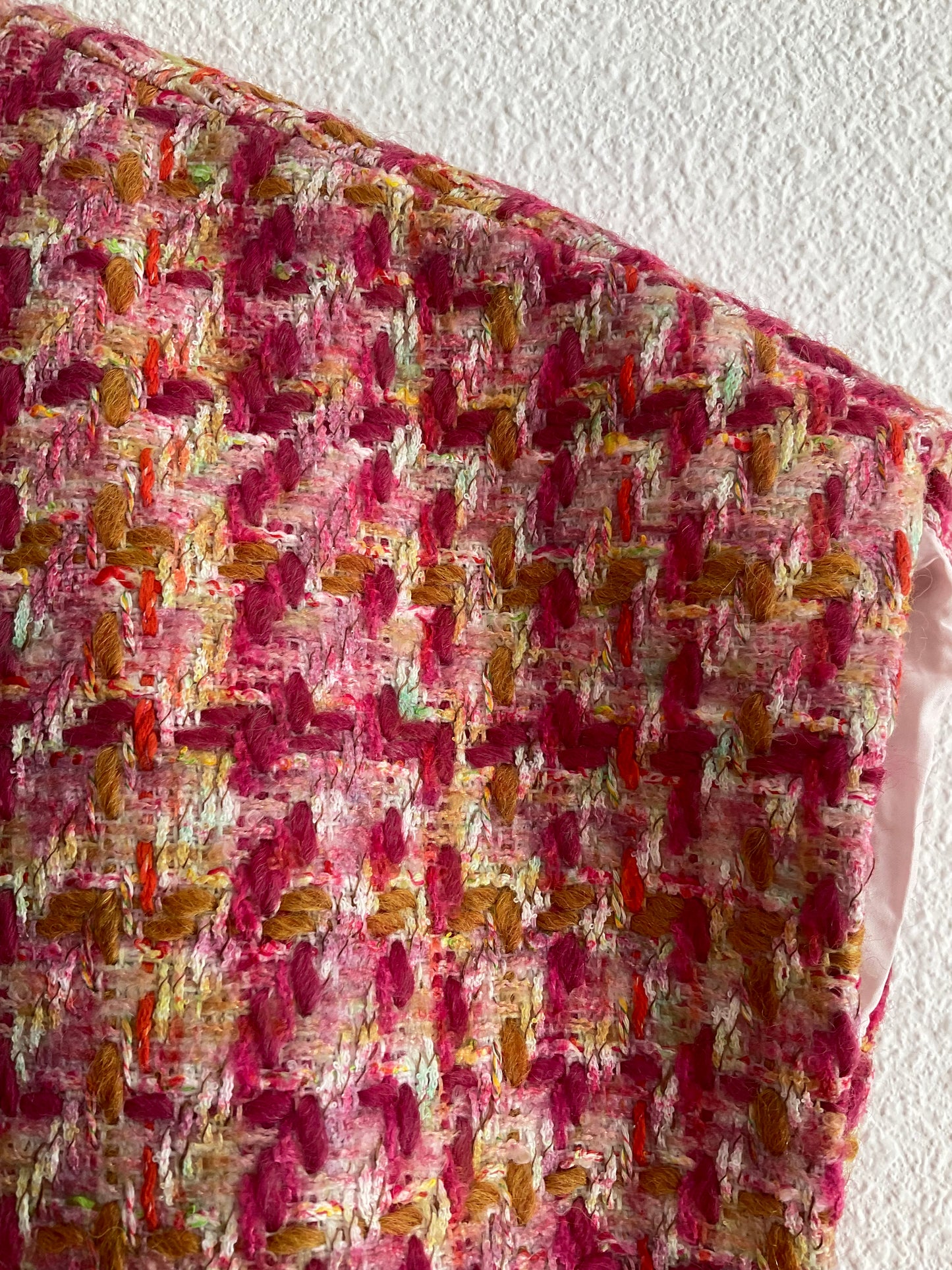 Chaleco Tweed multicolor.