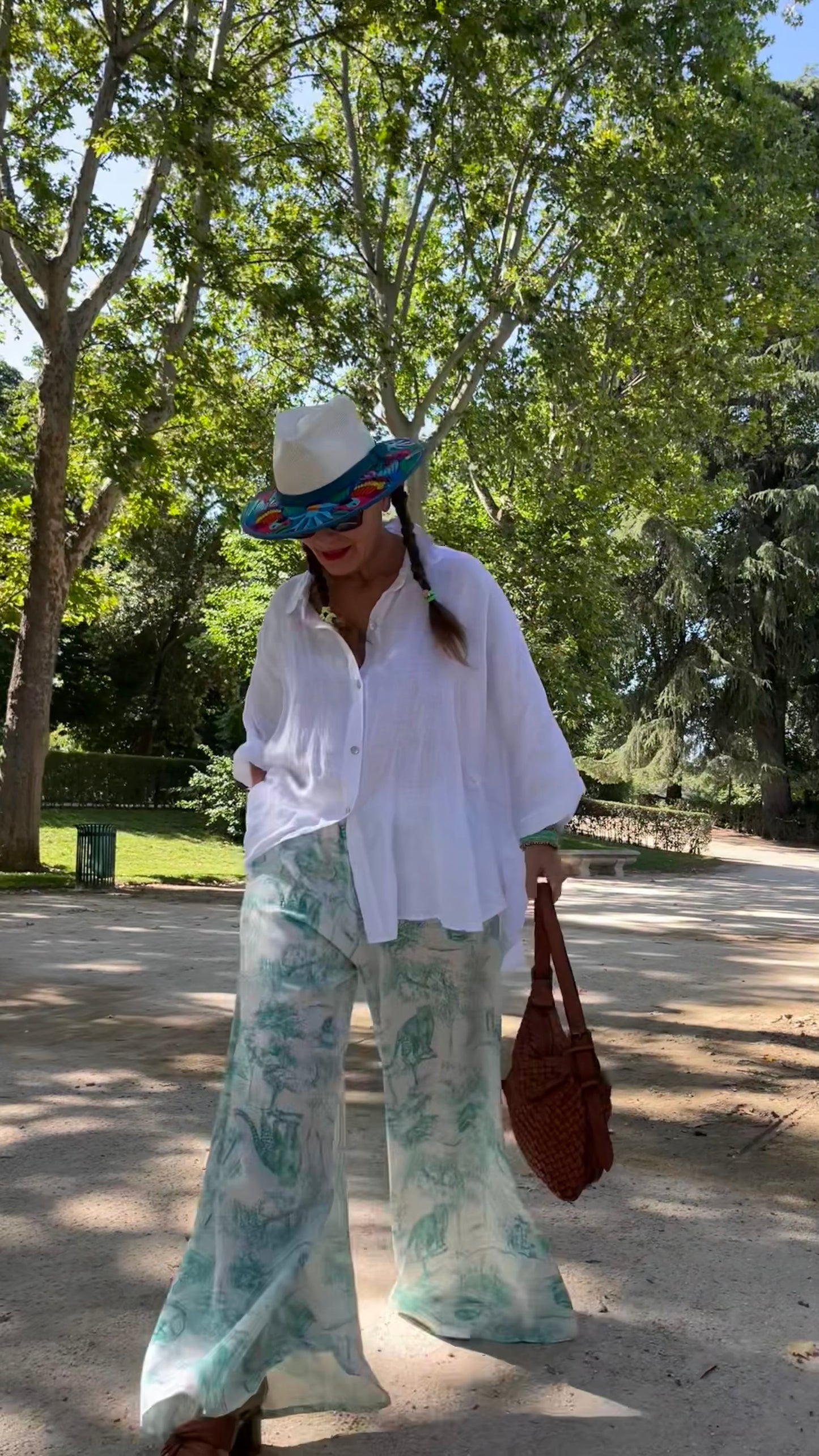 Maxi camisa de lino
