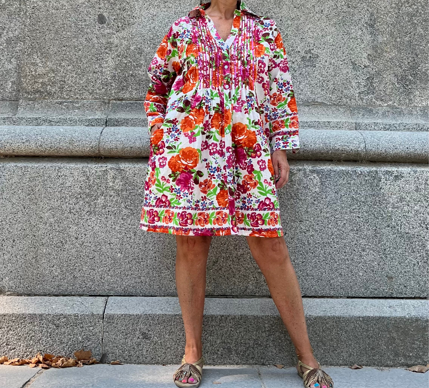Vestido/ Chaqueta multicolor