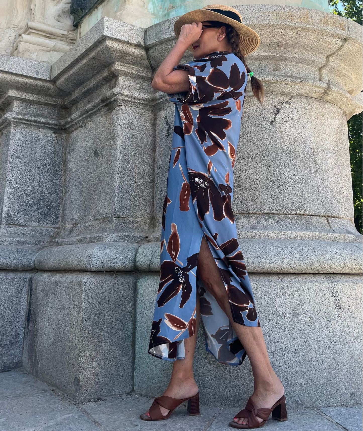 Vestido camisero trópico