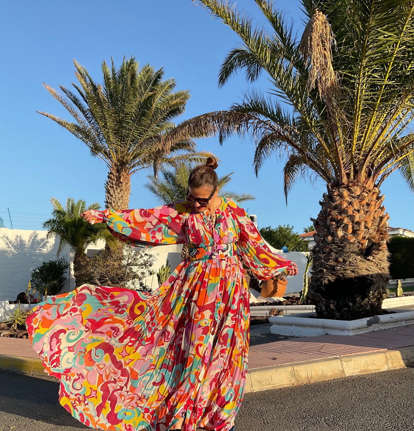 Vestido multicolor