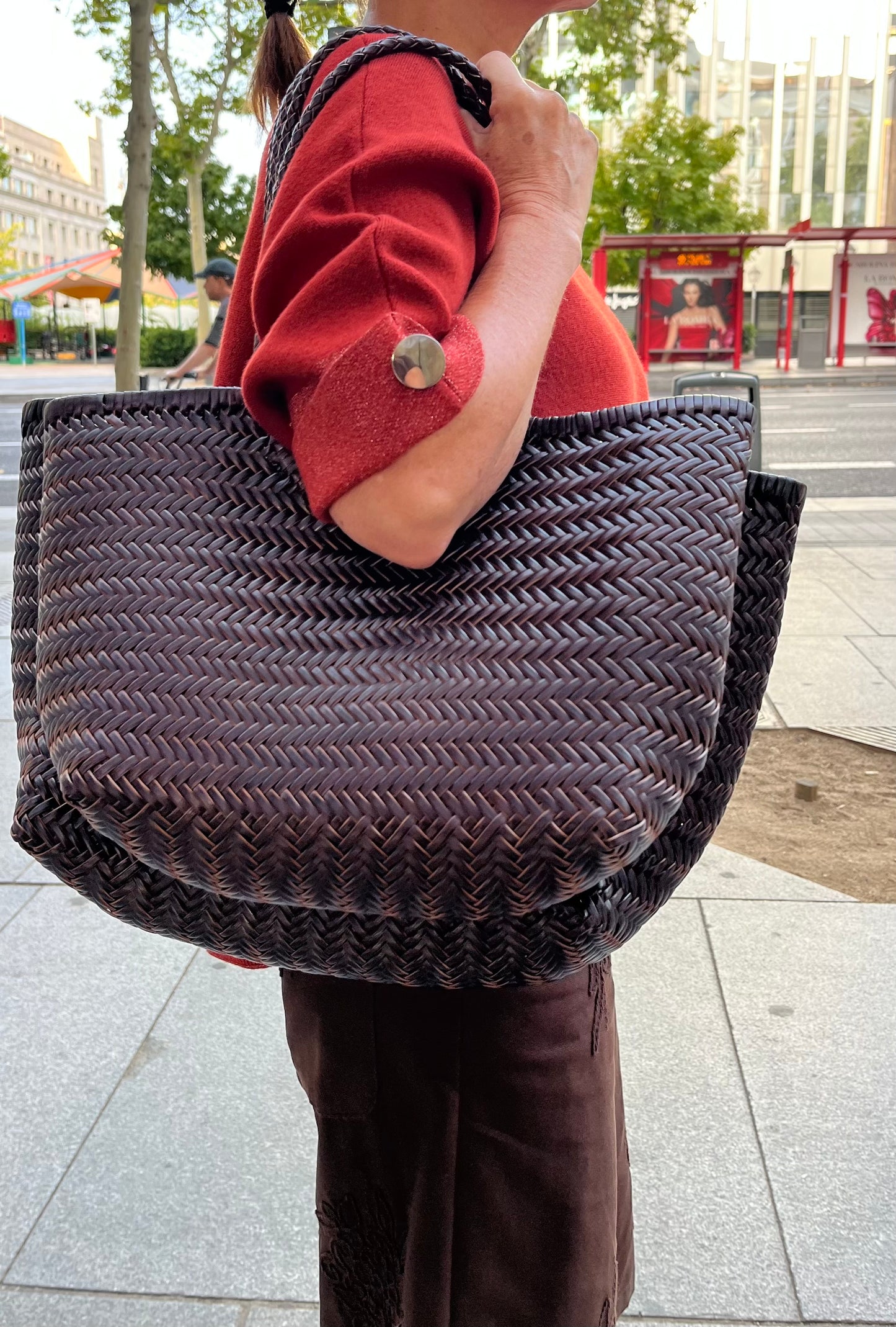 Bolso trenzado pequeño