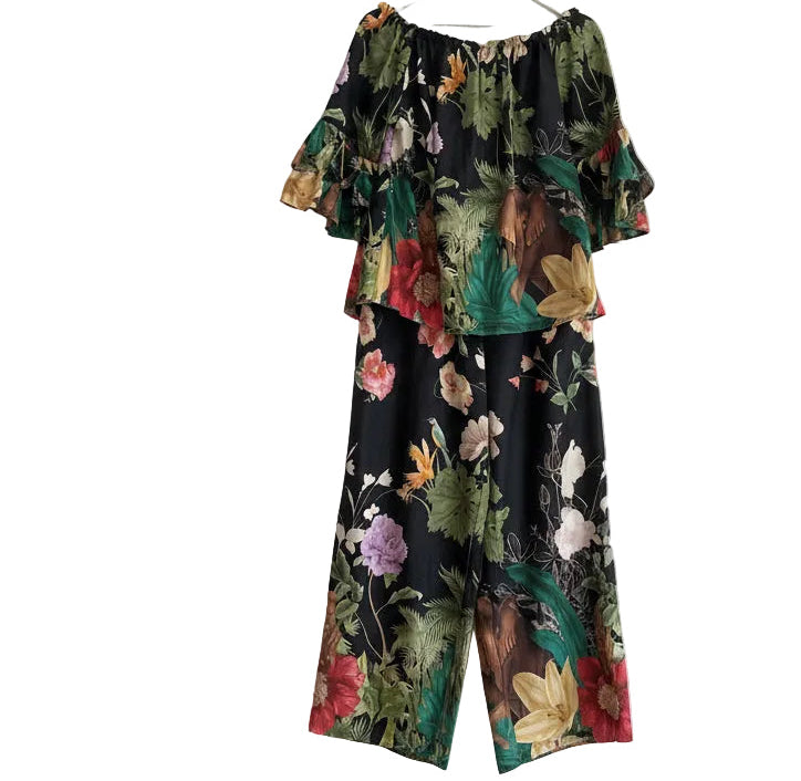 Conjunto dos piezas mujer estampado