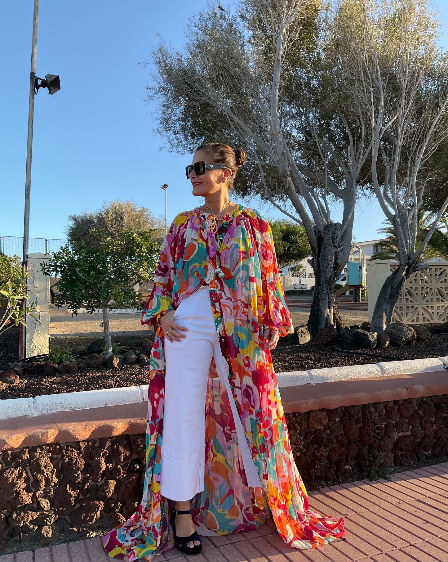 Vestido multicolor