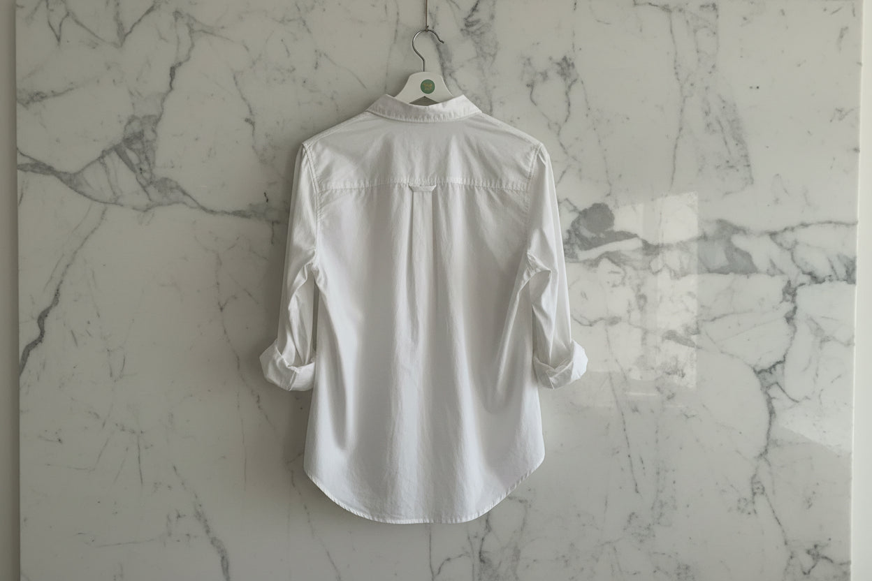 Camisas Blancas de Algodón y Tencel para Mujer