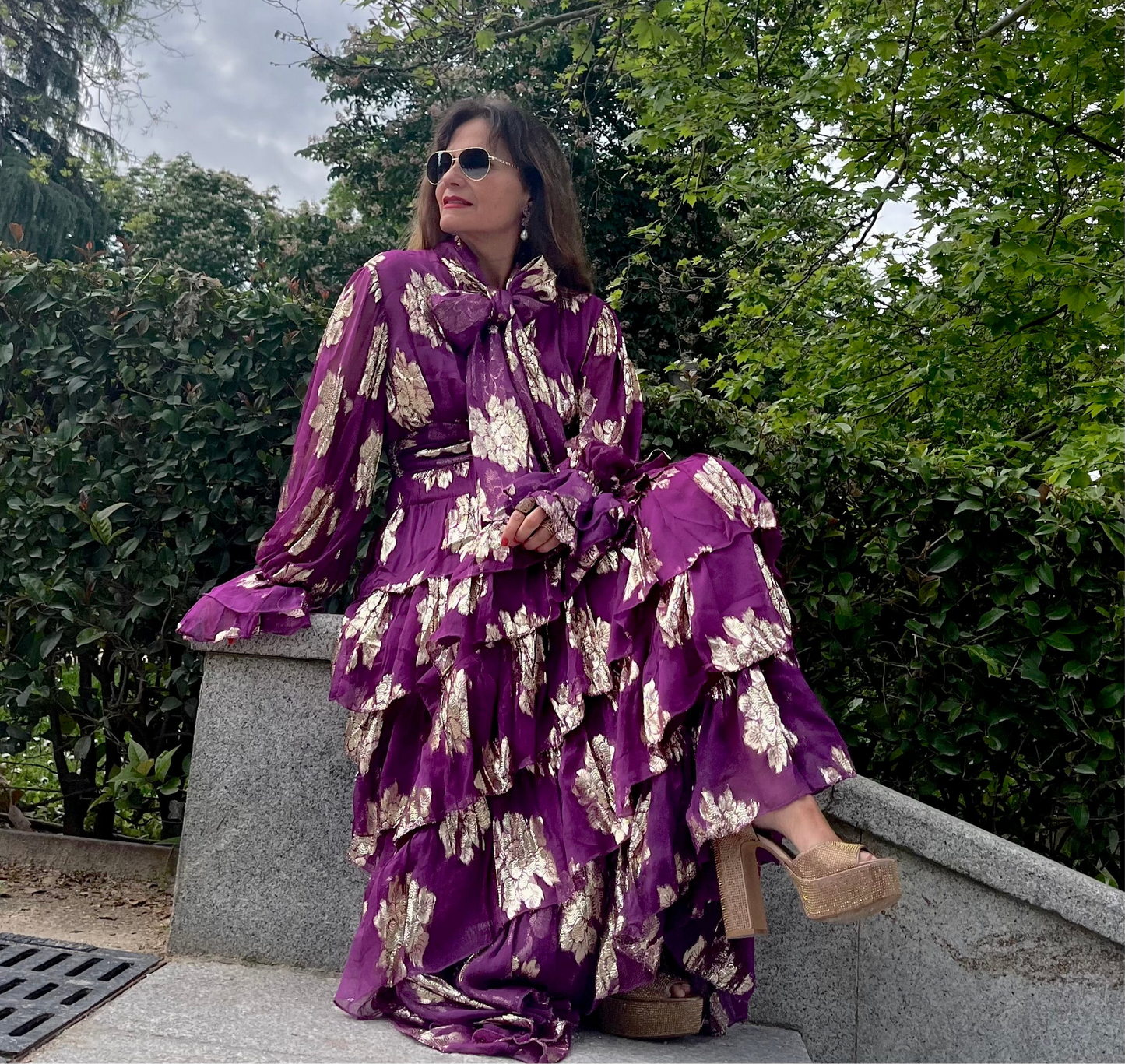 Vestido Real Morado