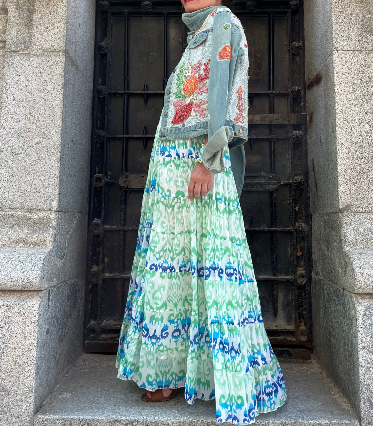 Falda multicolor Costa Azul