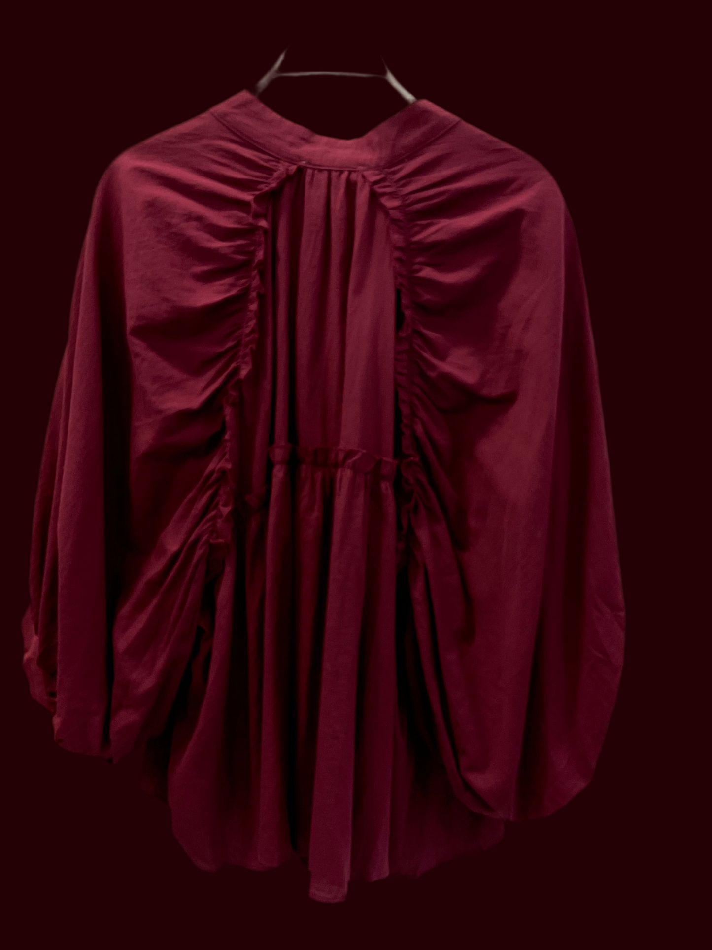 Camisa Marrón chocolate / Vino Burdeos