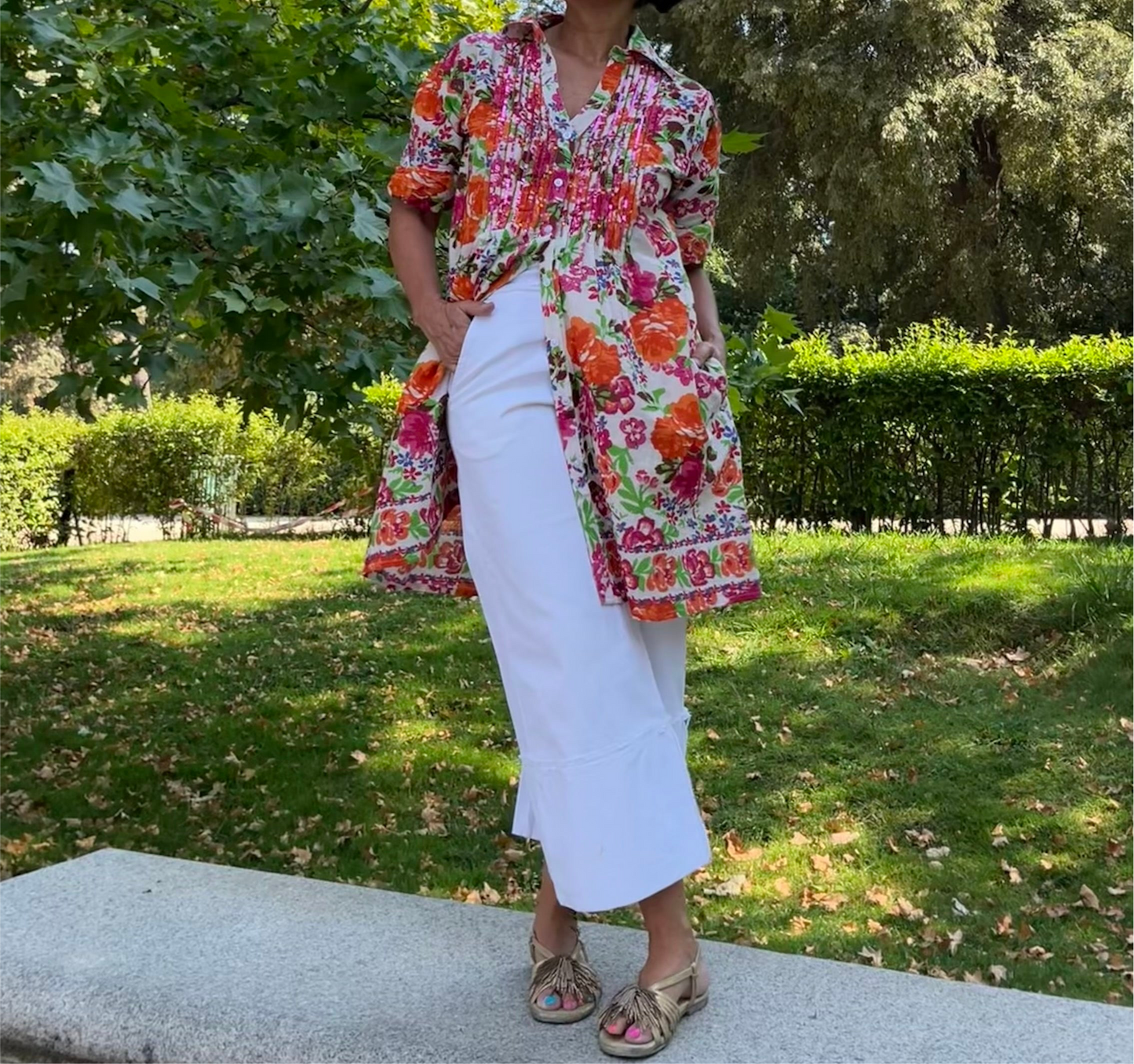 Vestido/ Chaqueta multicolor