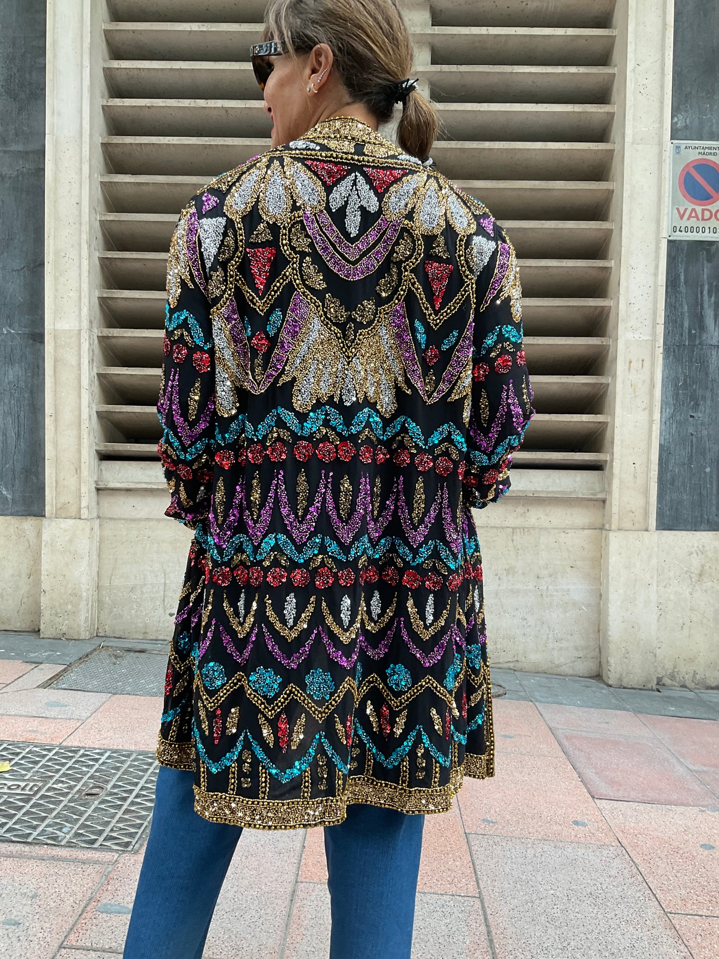 Chaqueta joya multicolor 🖤🧡🩷🩵💙🤍
