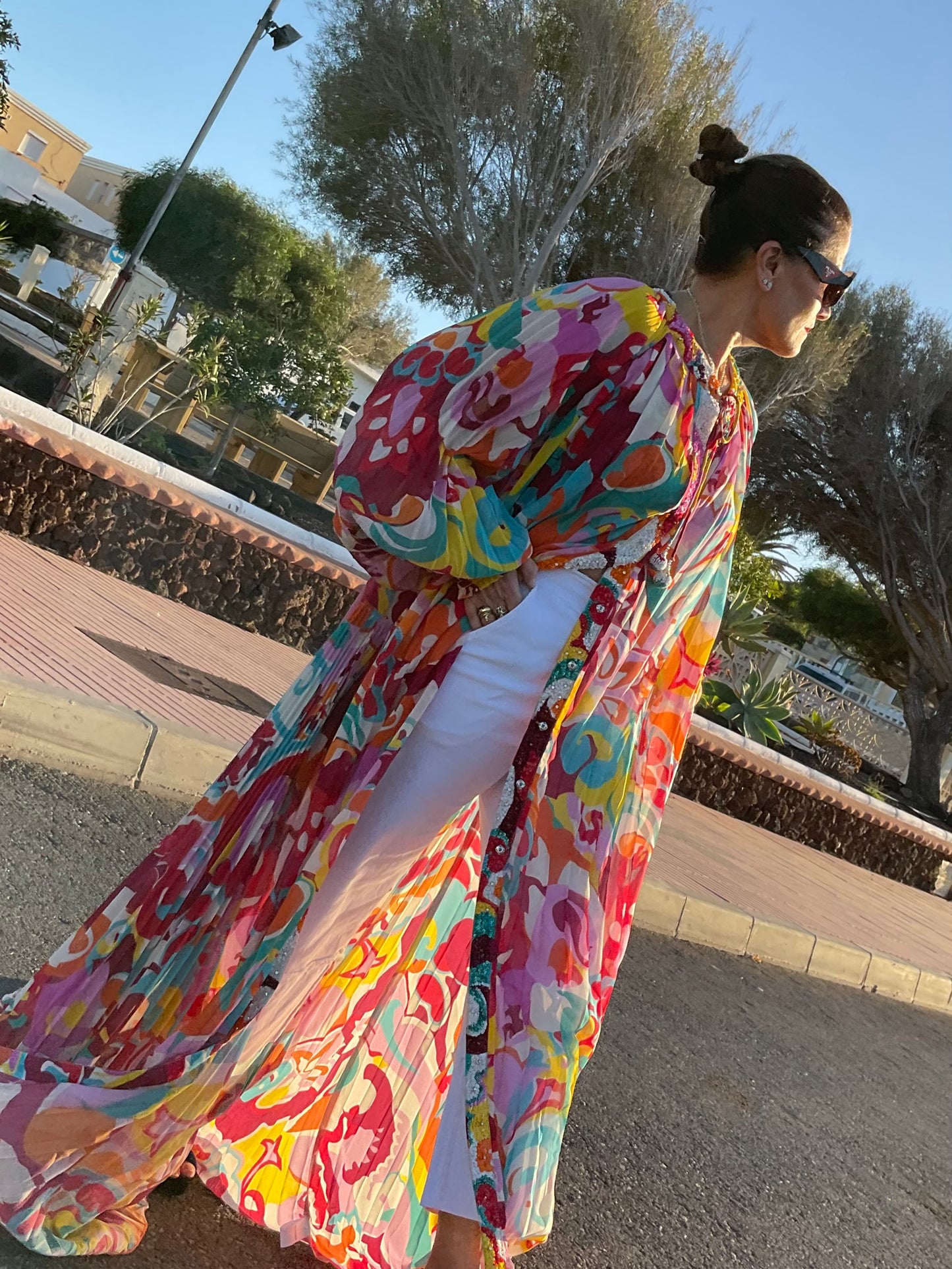 Vestido multicolor