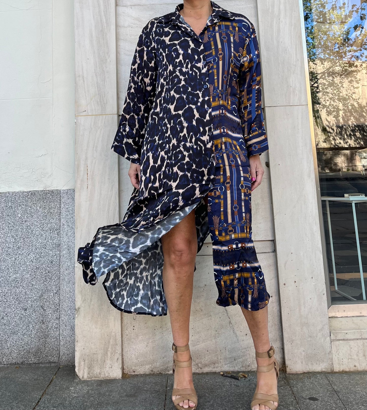 Vestido Contrastes