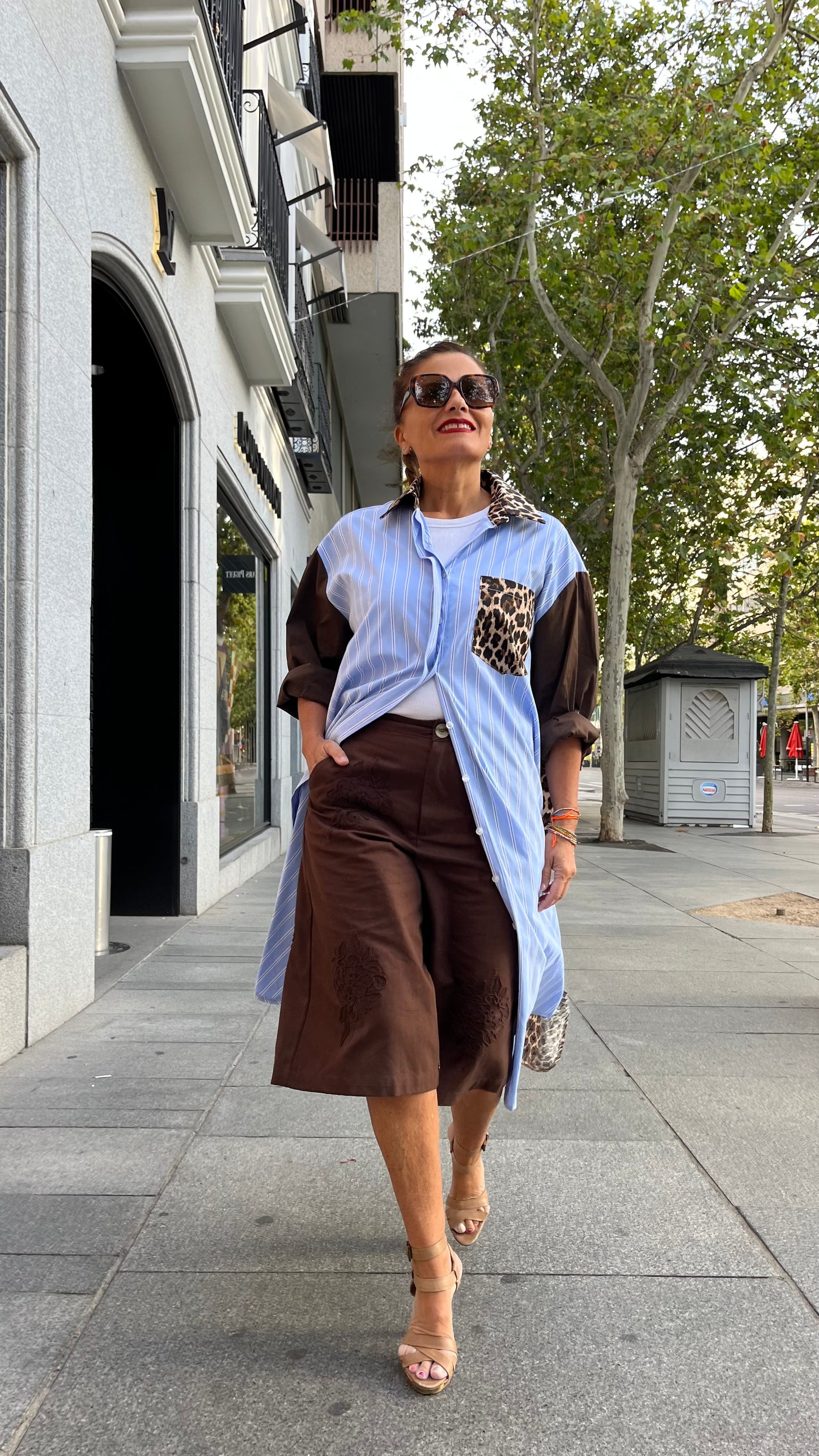 Camisa Maxi Leopard Urban