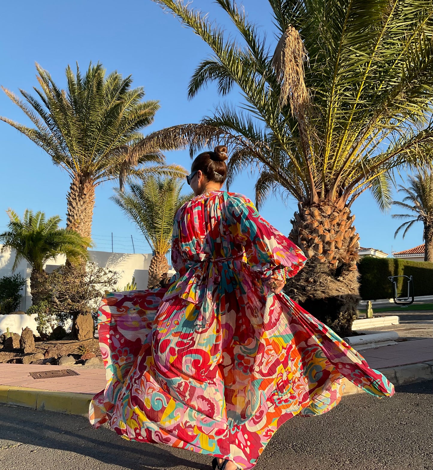 Vestido multicolor