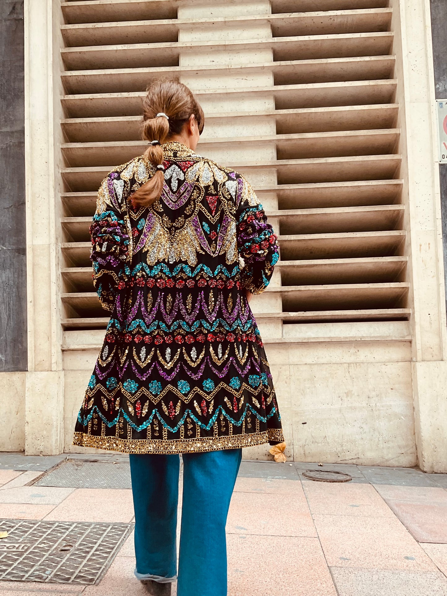 Chaqueta joya multicolor 🖤🧡🩷🩵💙🤍