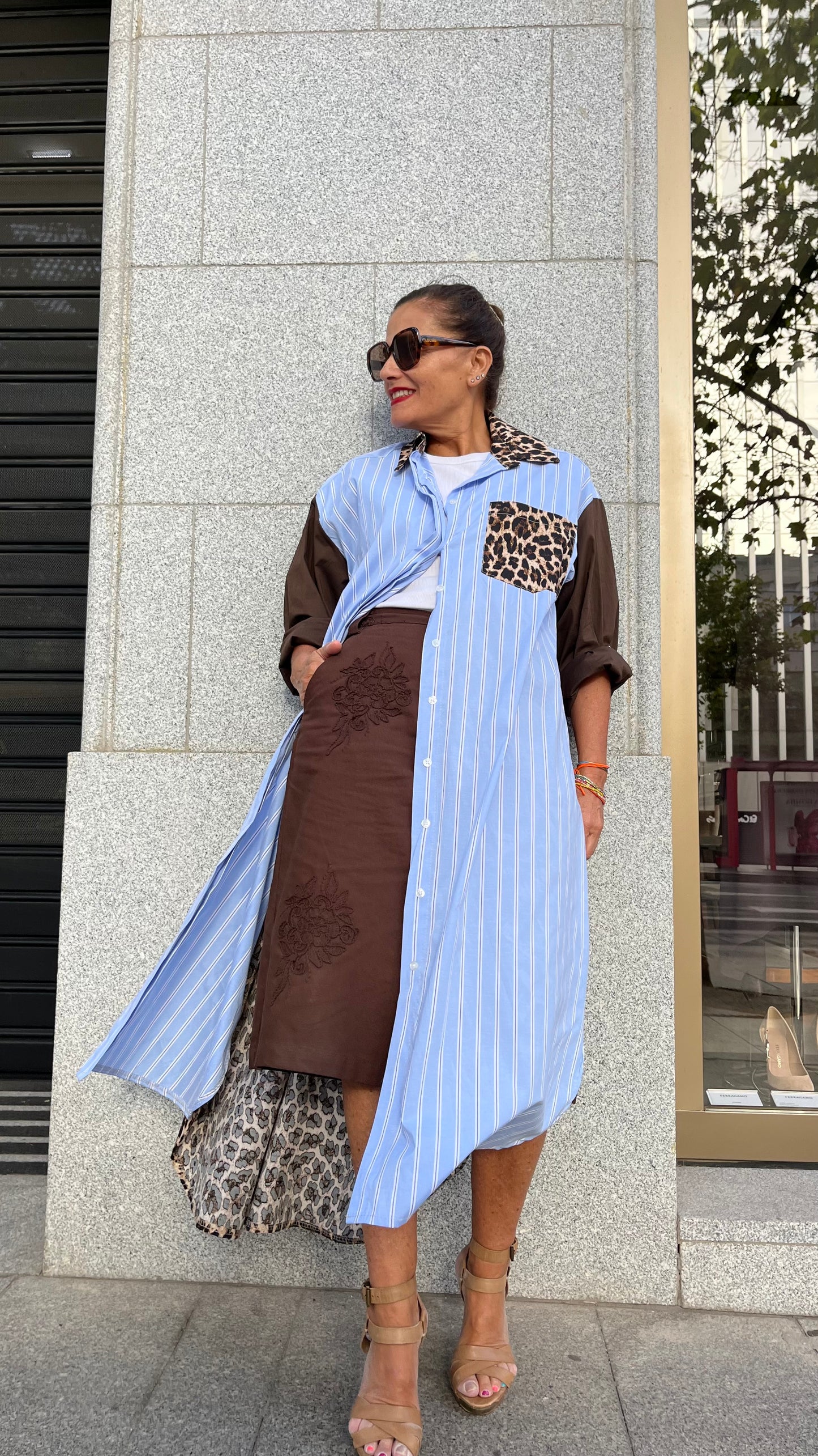 Camisa Maxi Leopard Urban