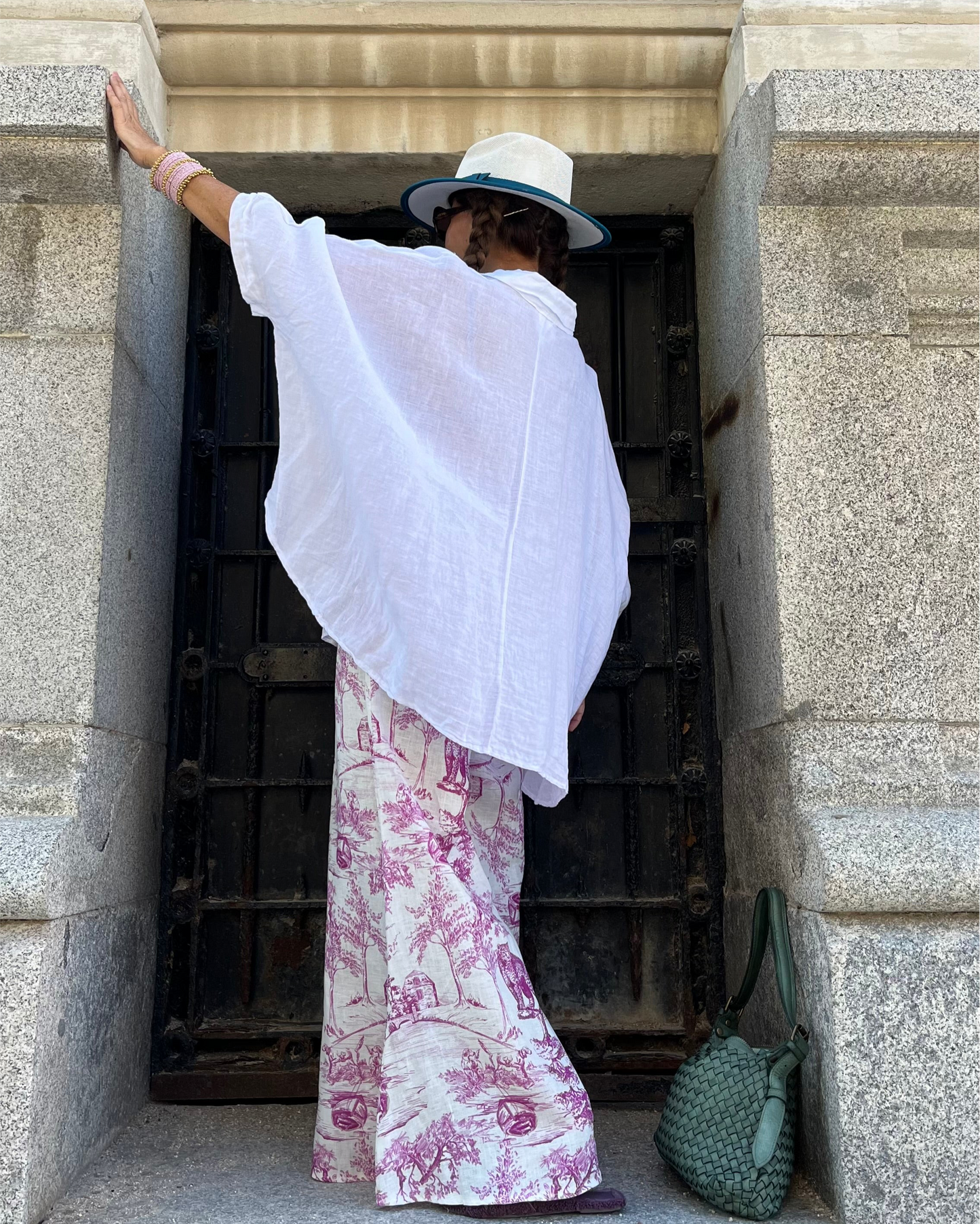 Maxi camisa de lino
