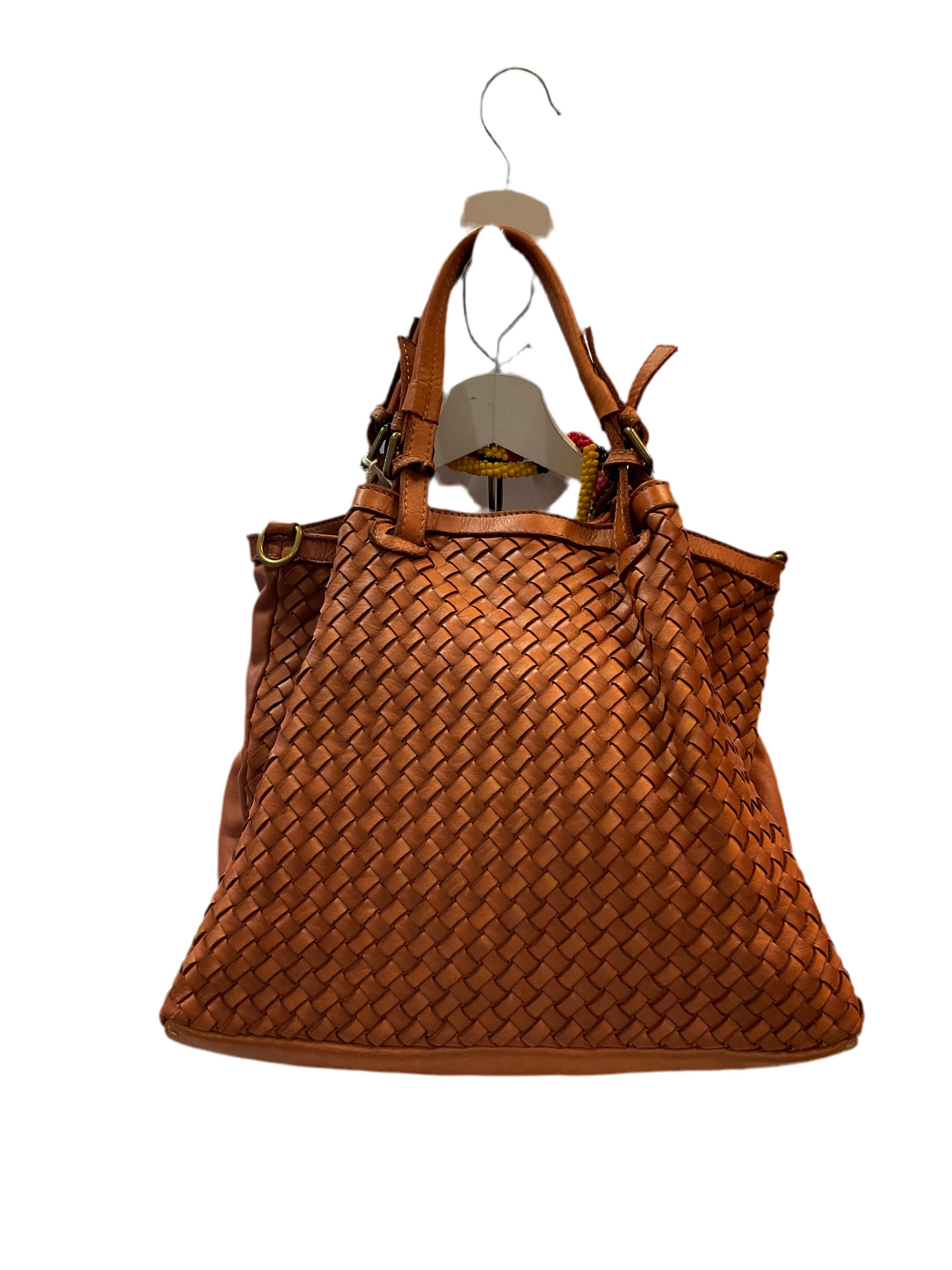 Bolso Cuero Trenzado