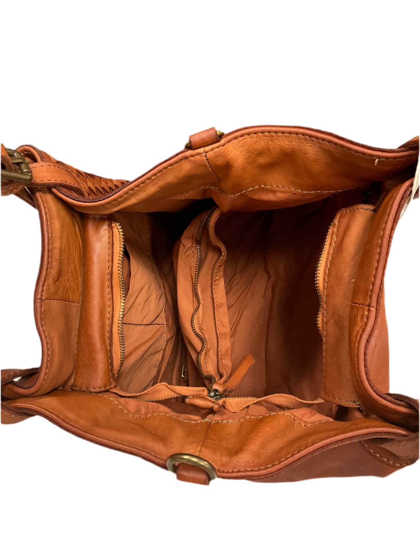 Bolso Cuero Trenzado
