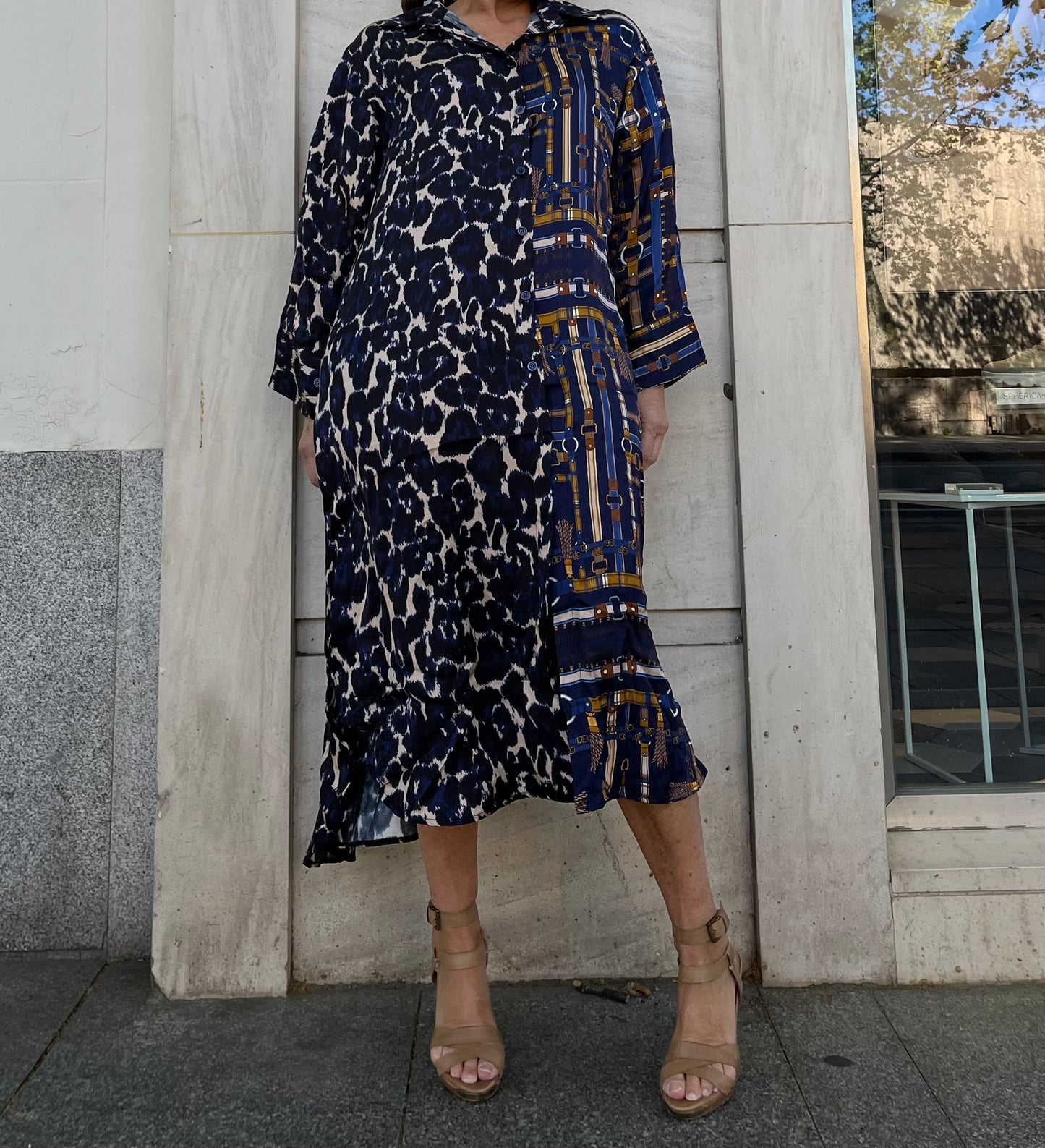 Vestido Contrastes
