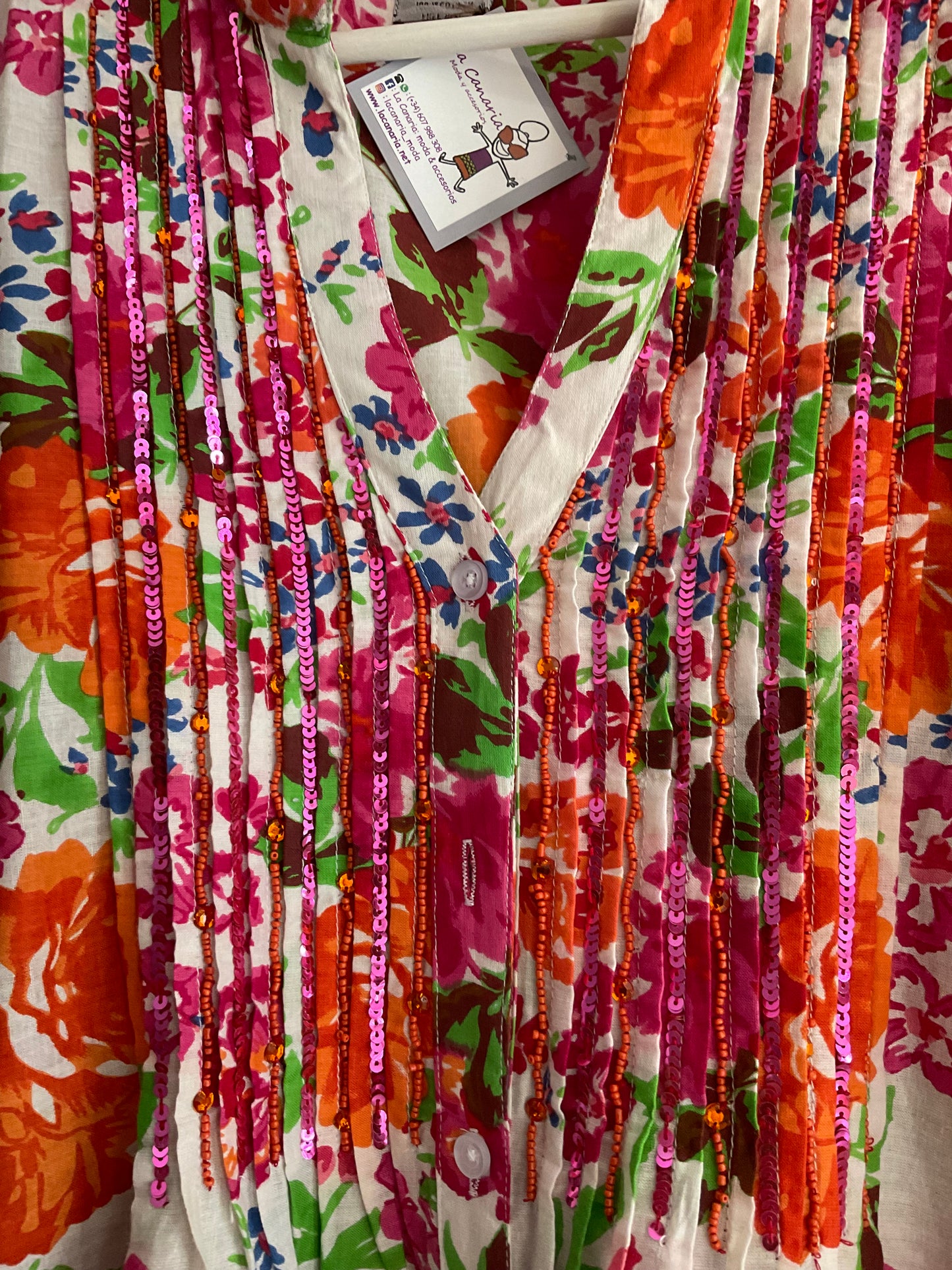 Vestido/ Chaqueta multicolor